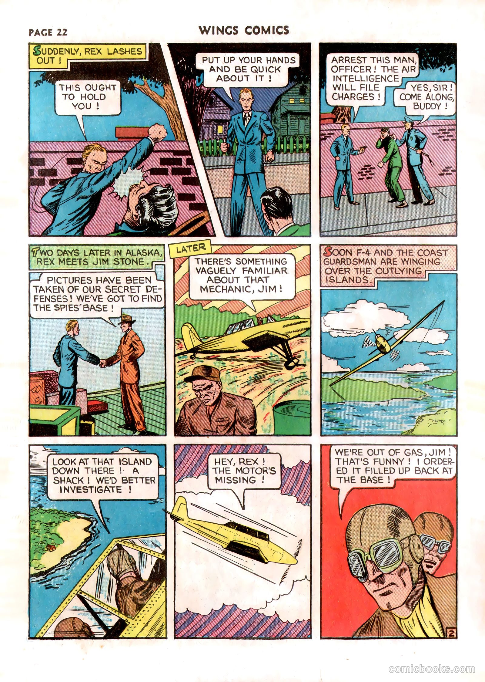 Wings Comics #13 (1941) — page 24 of 68