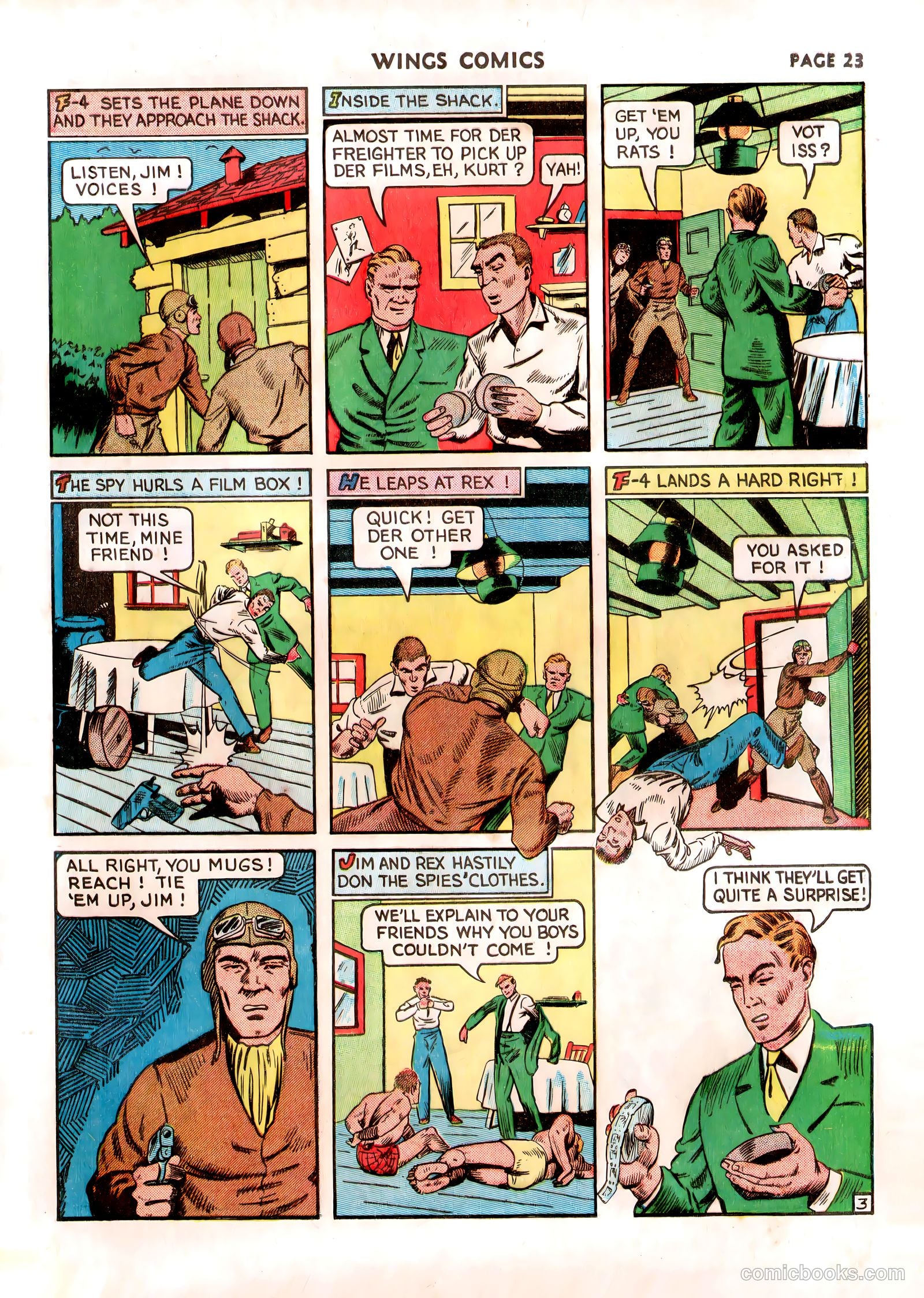 Wings Comics #13 (1941) — page 25 of 68