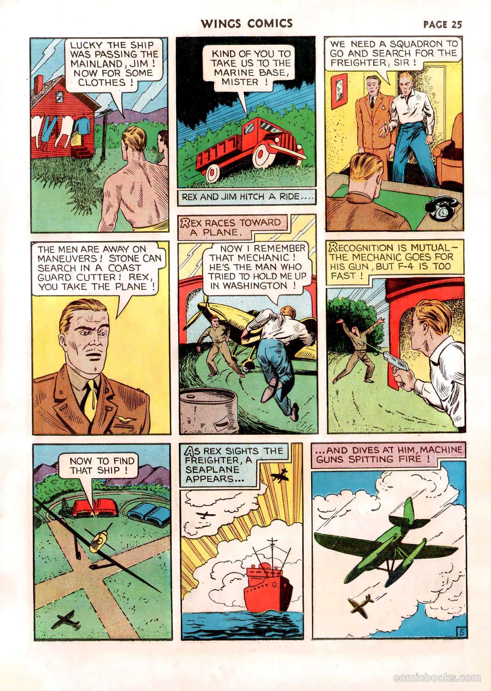 Wings Comics #13 (1941) — page 27 of 68