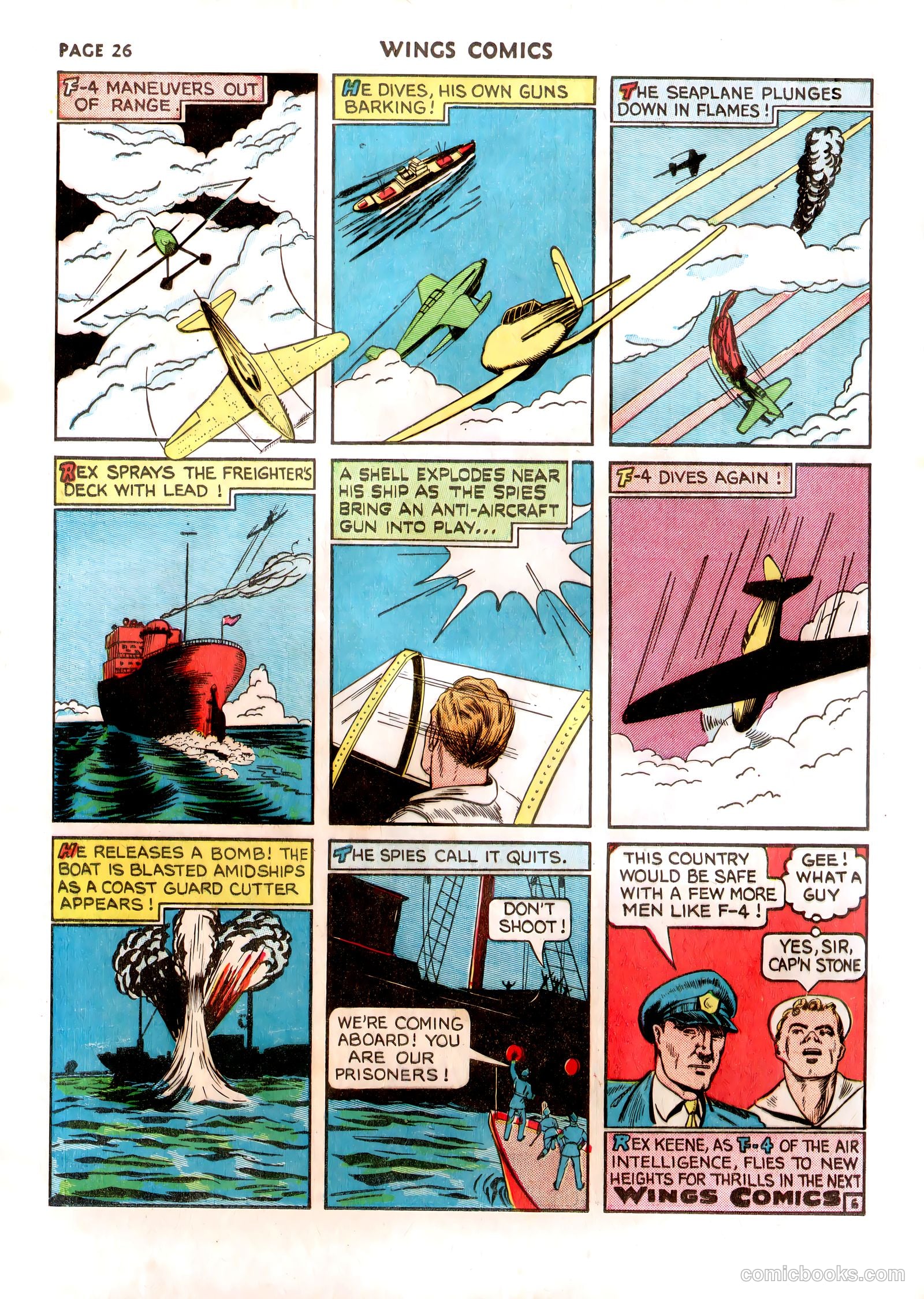 Wings Comics #13 (1941) — page 28 of 68