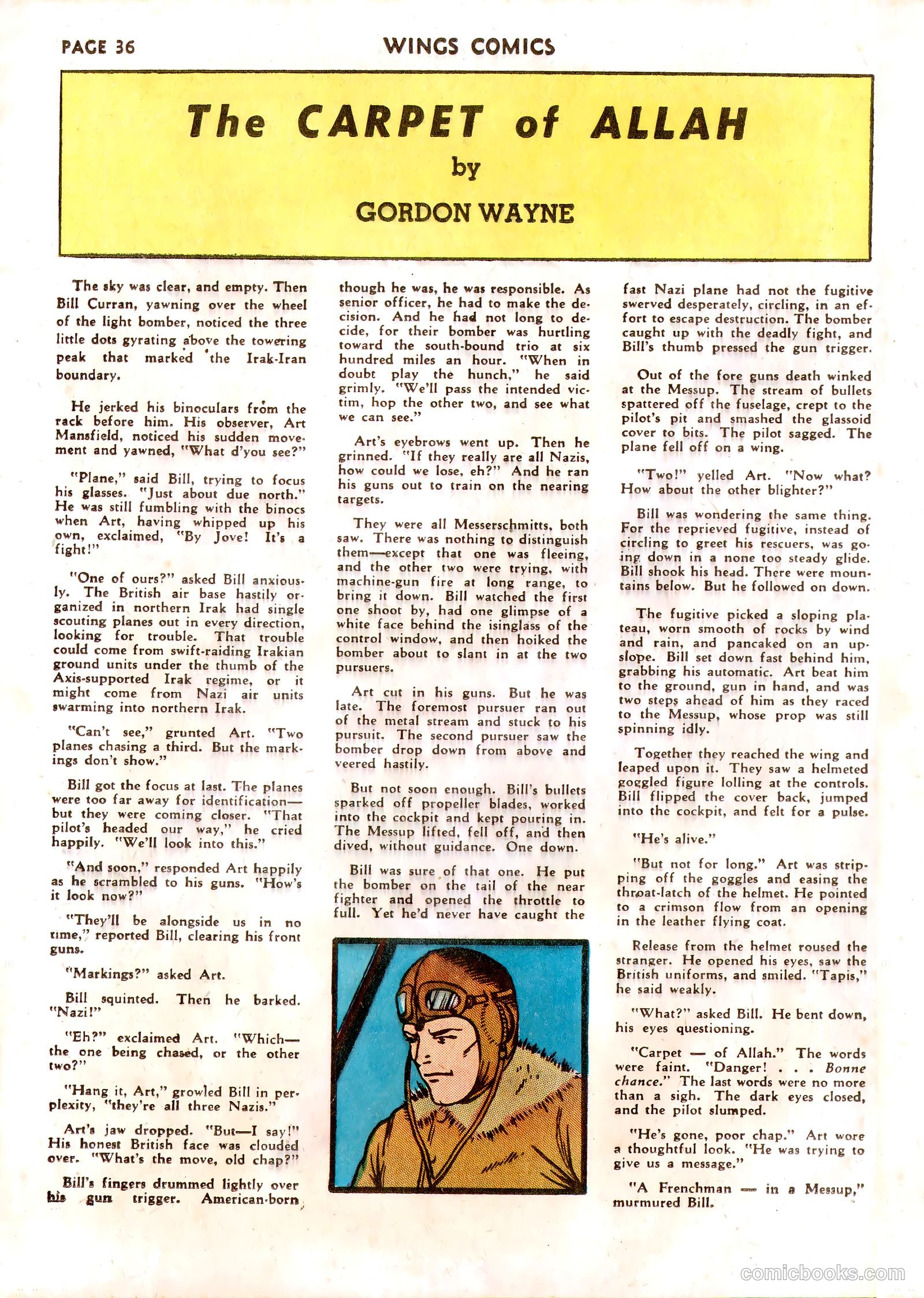 Wings Comics #13 (1941) — page 38 of 68