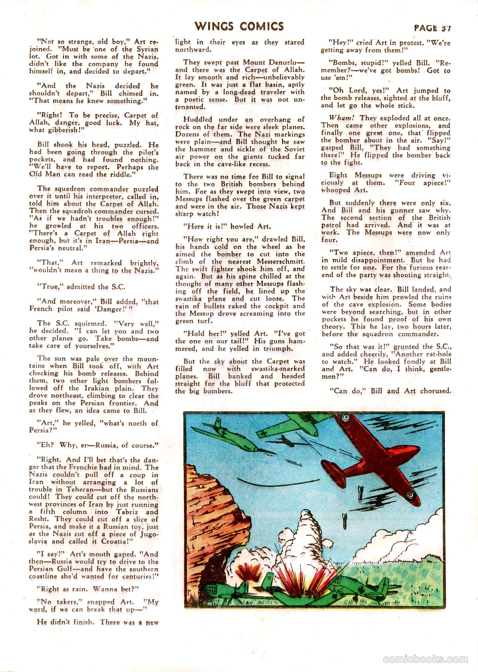 Wings Comics #13 (1941) — page 39 of 68