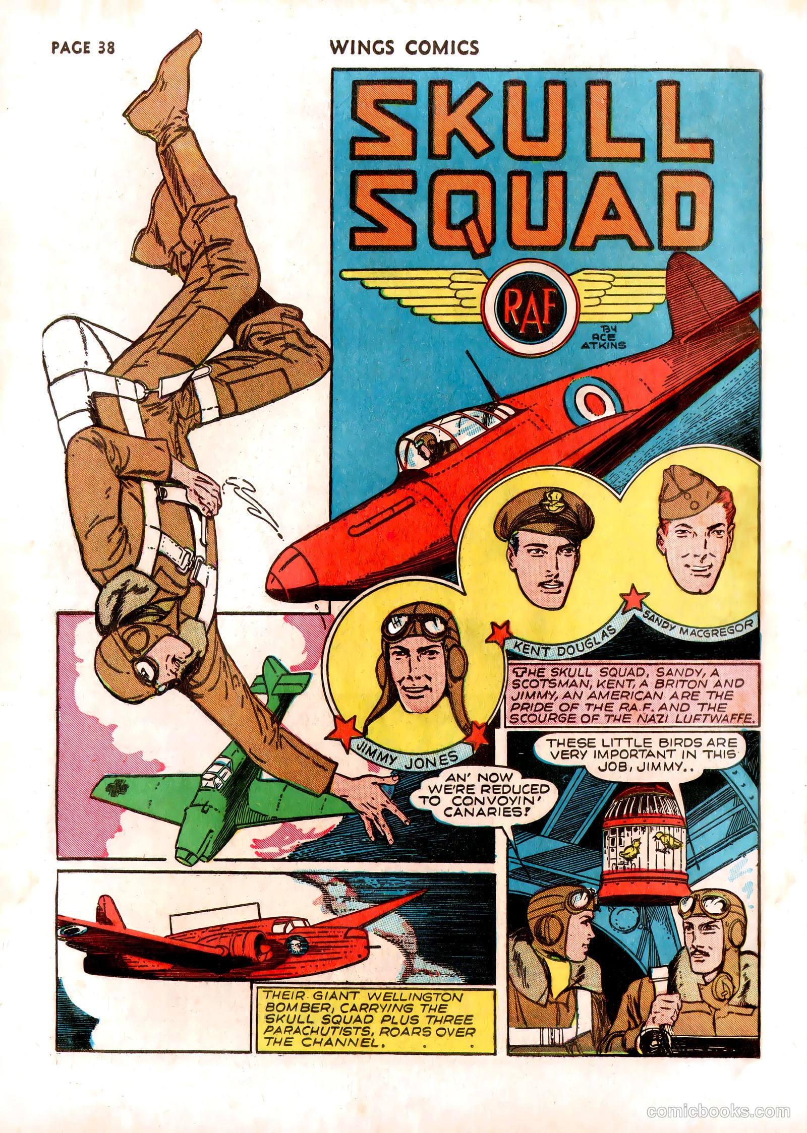 Wings Comics #13 (1941) — page 40 of 68