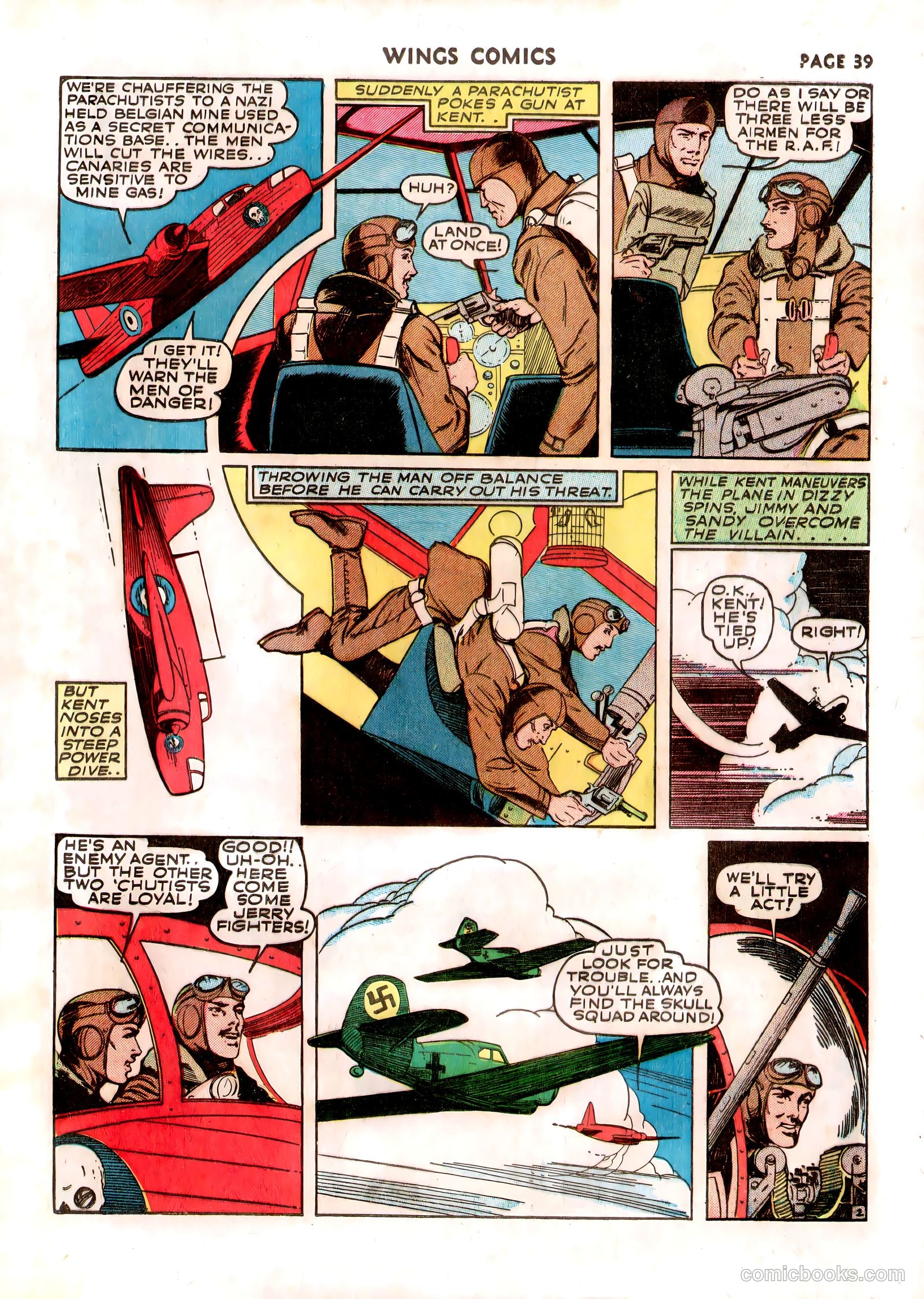 Wings Comics #13 (1941) — page 41 of 68