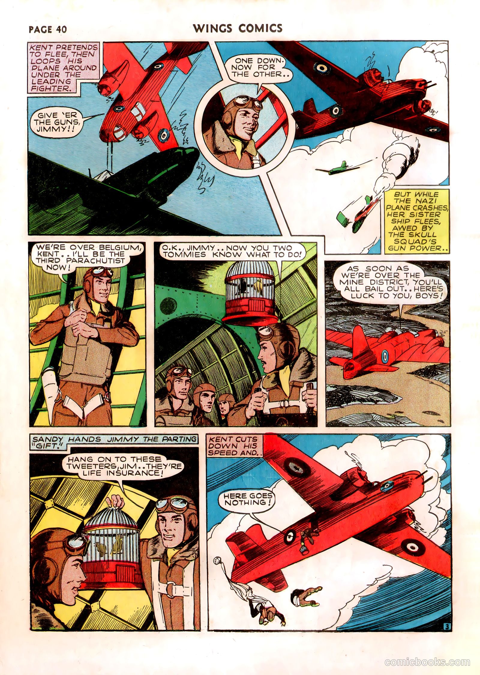 Wings Comics #13 (1941) — page 42 of 68