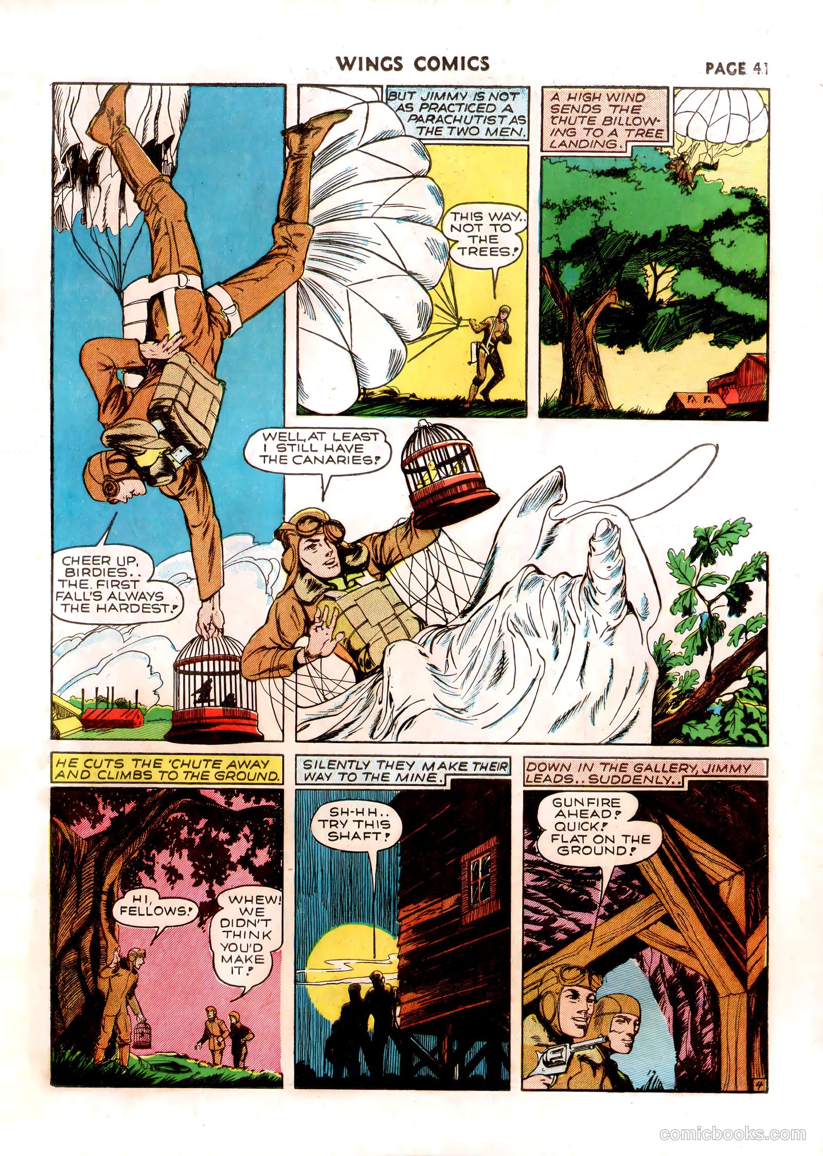Wings Comics #13 (1941) — page 43 of 68