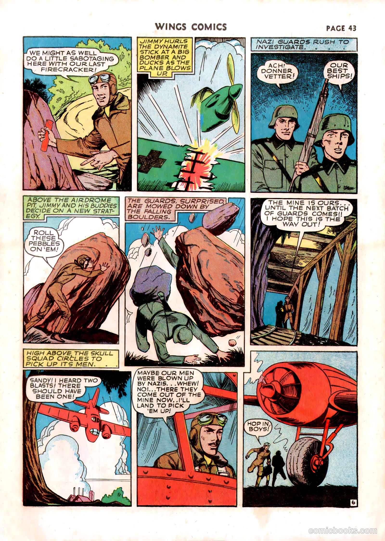 Wings Comics #13 (1941) — page 45 of 68