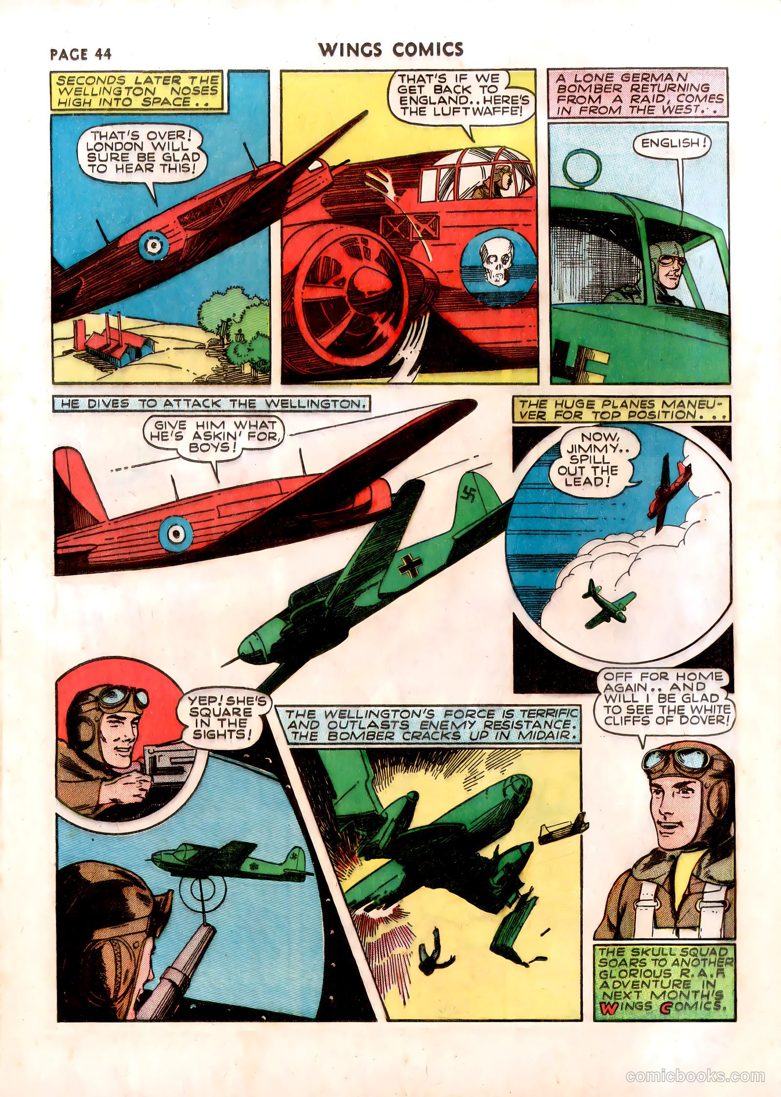Wings Comics #13 (1941) — page 46 of 68