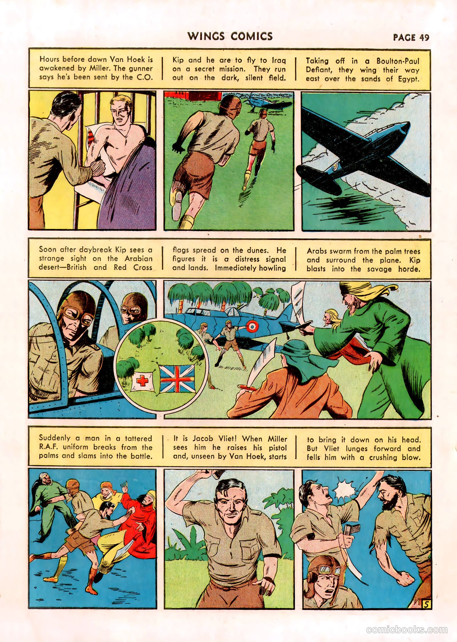 Wings Comics #13 (1941) — page 51 of 68