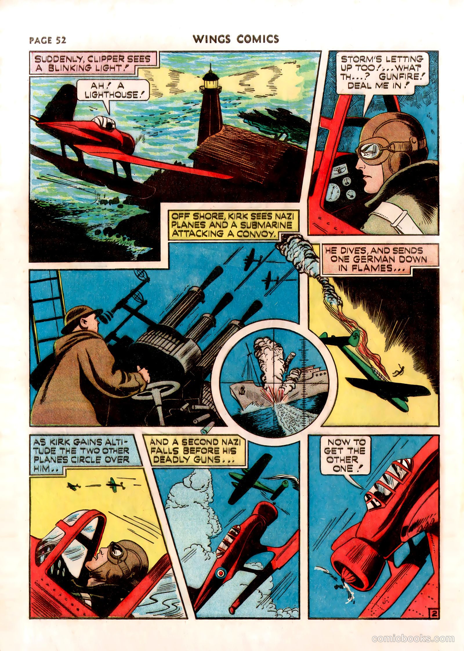 Wings Comics #13 (1941) — page 54 of 68