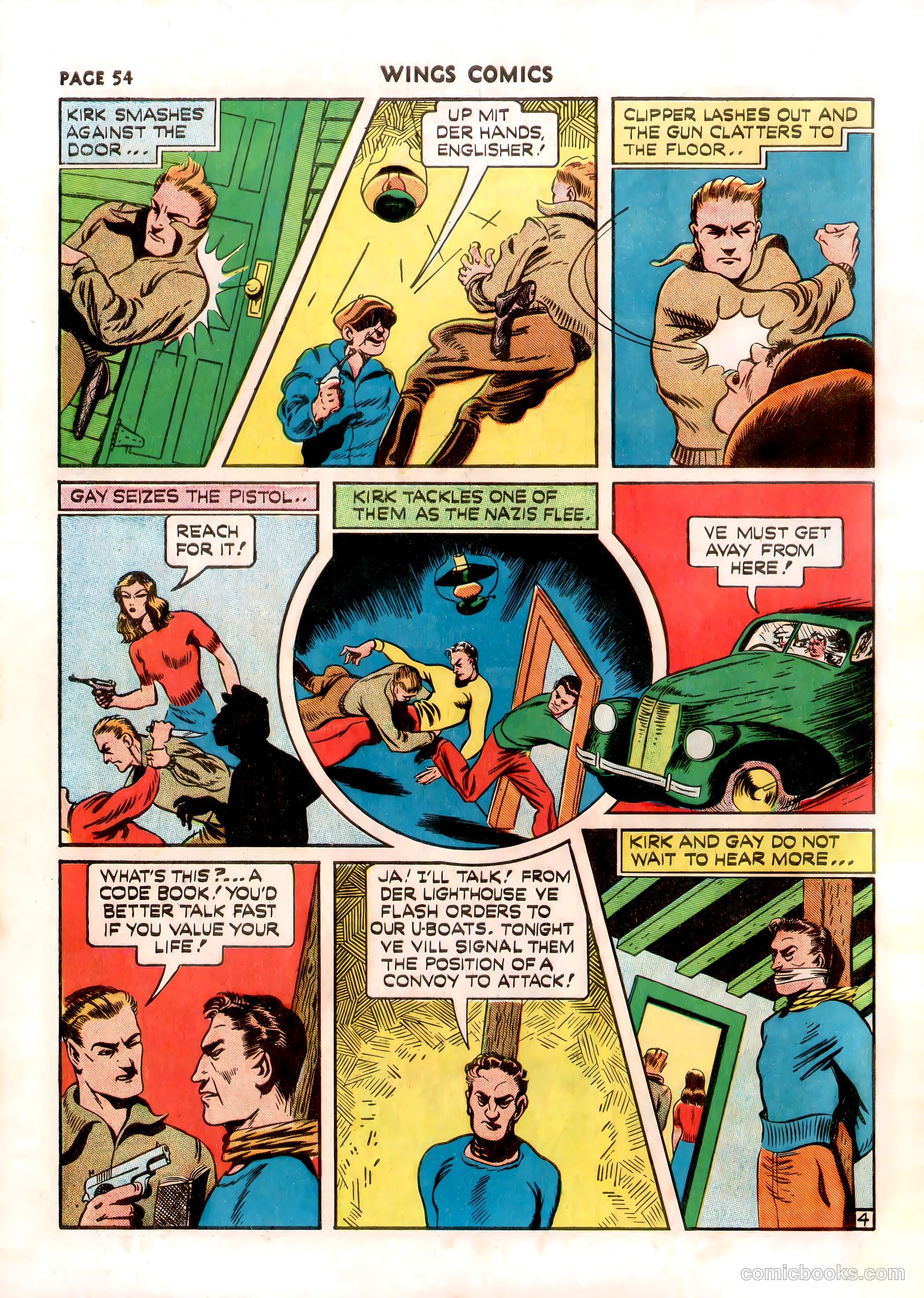 Wings Comics #13 (1941) — page 56 of 68