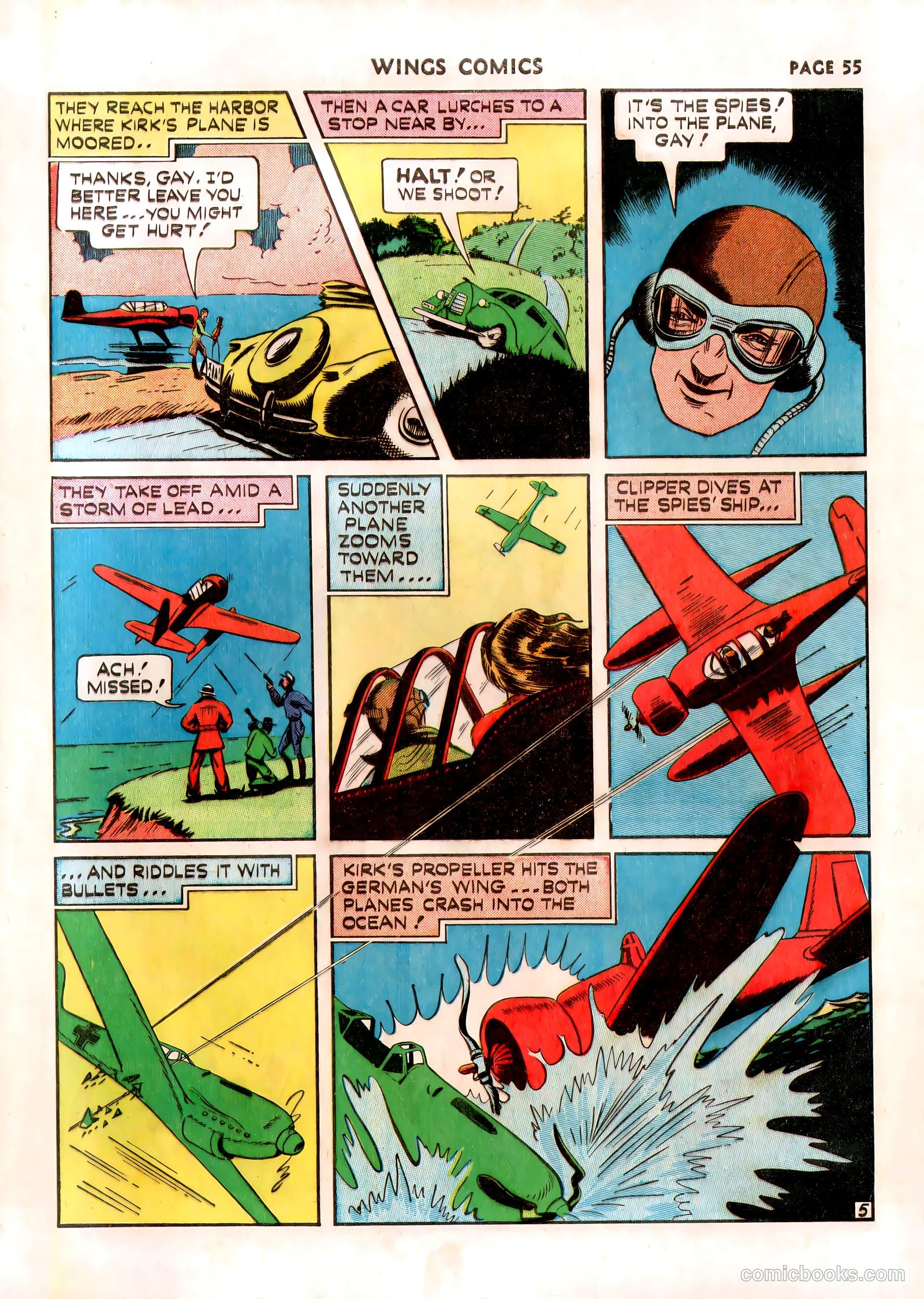 Wings Comics #13 (1941) — page 57 of 68