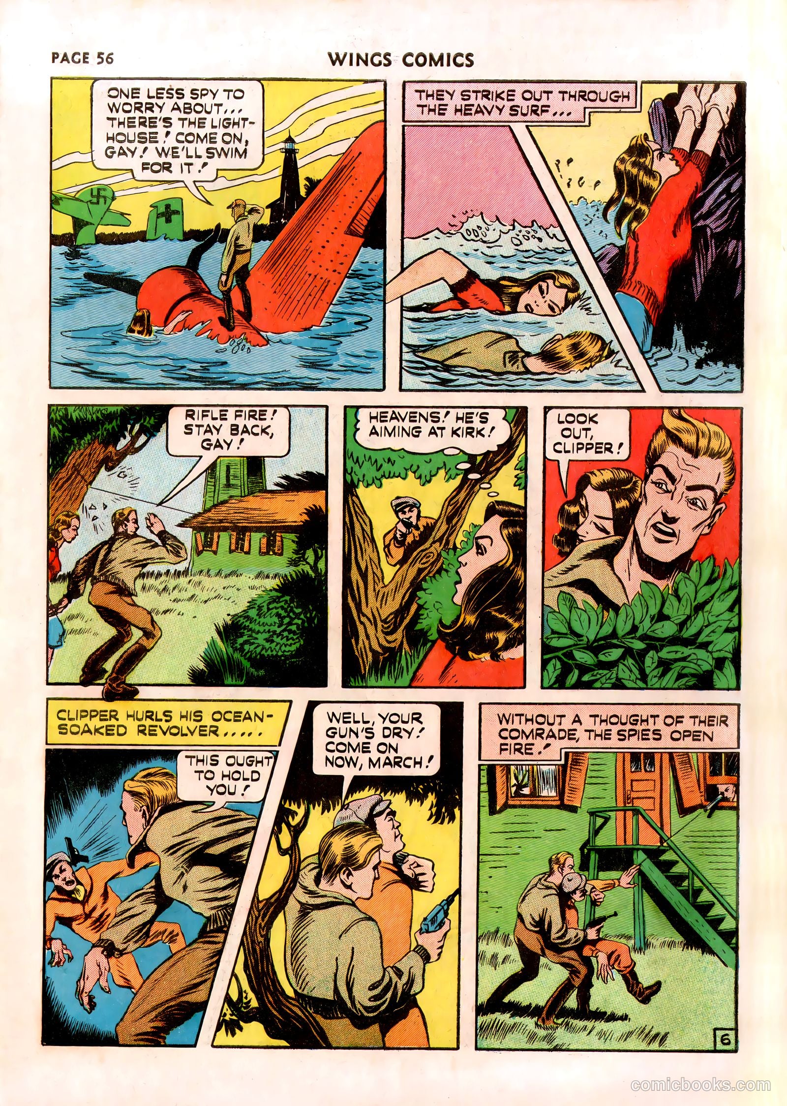 Wings Comics #13 (1941) — page 58 of 68