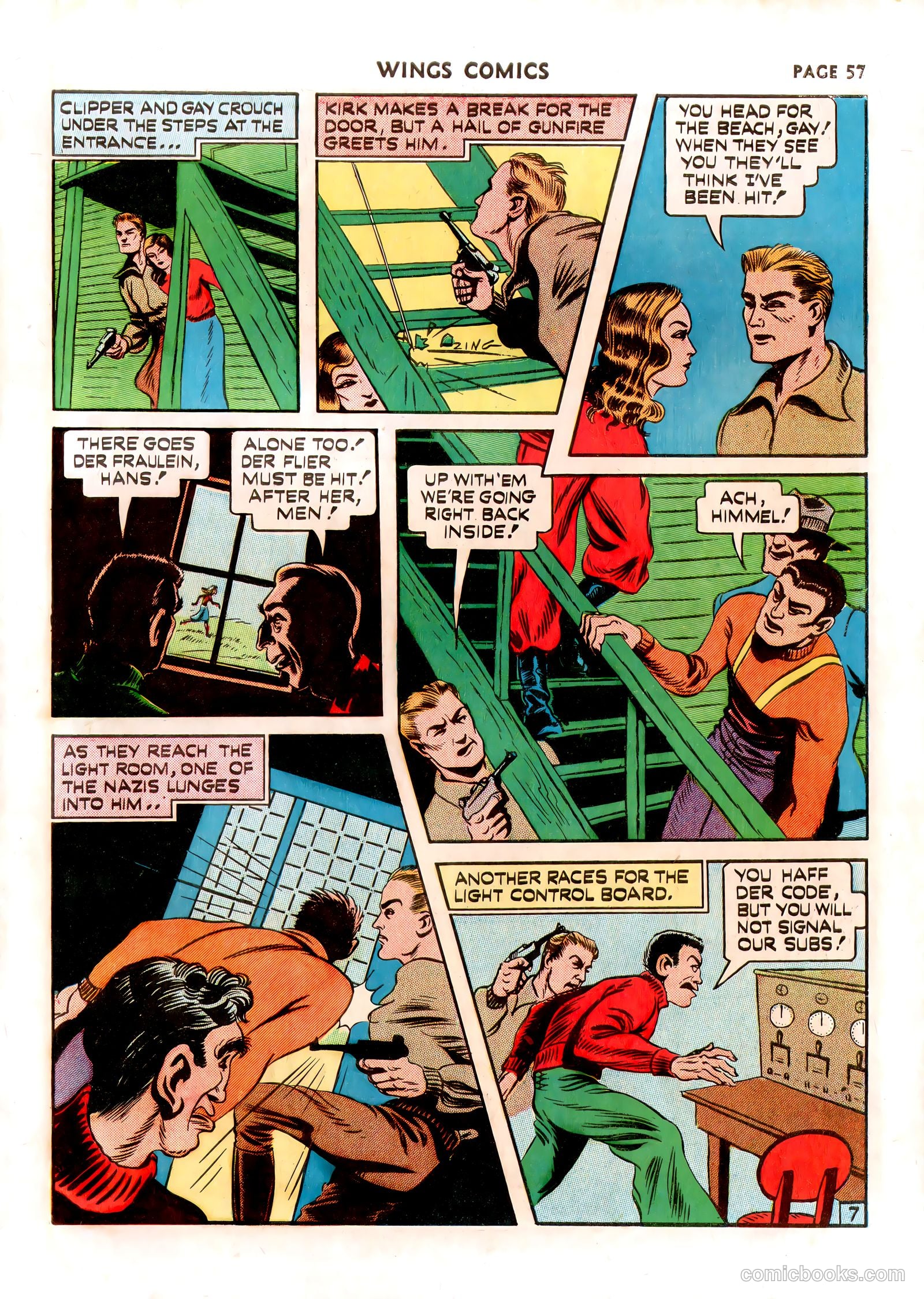 Wings Comics #13 (1941) — page 59 of 68