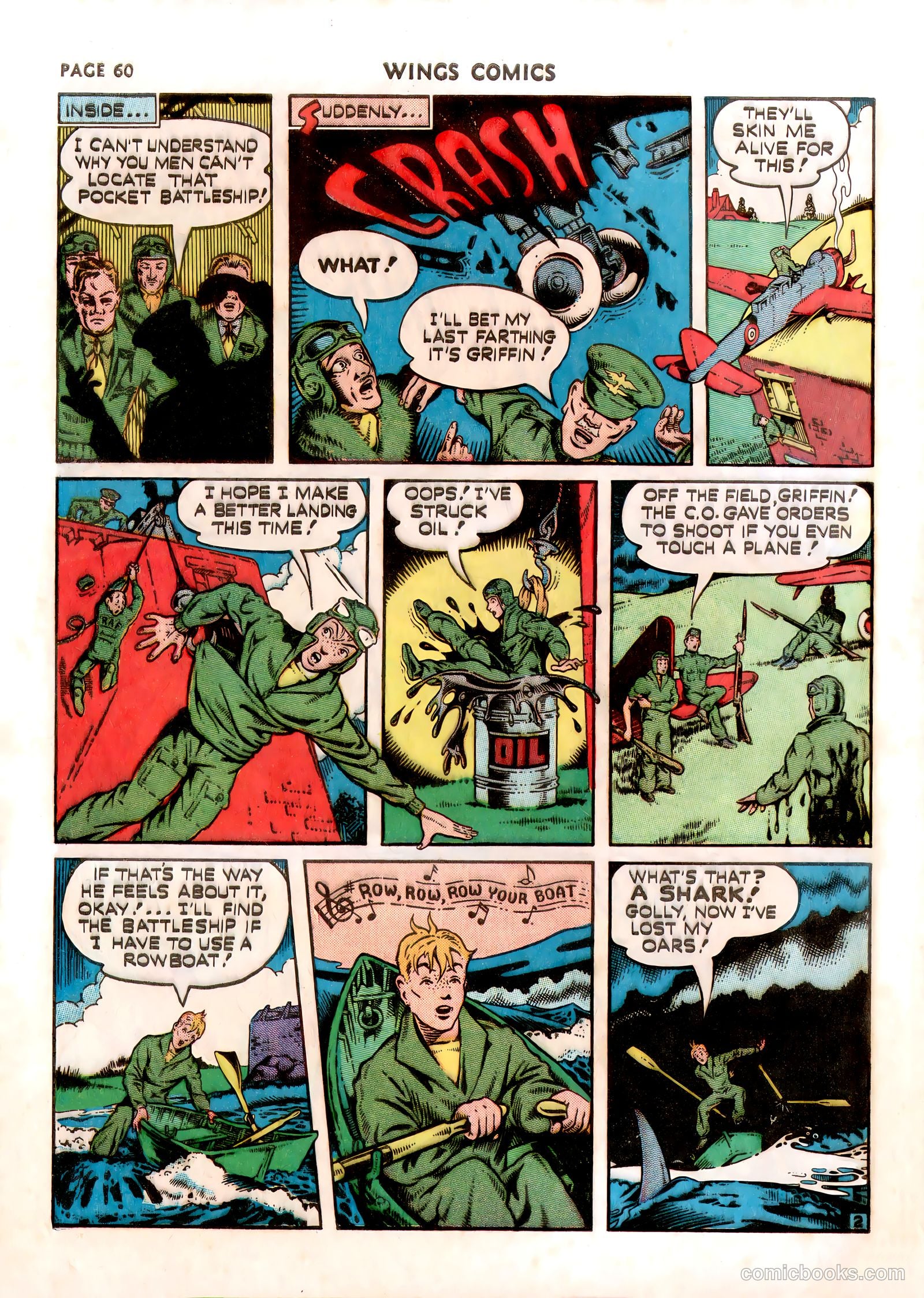 Wings Comics #13 (1941) — page 62 of 68