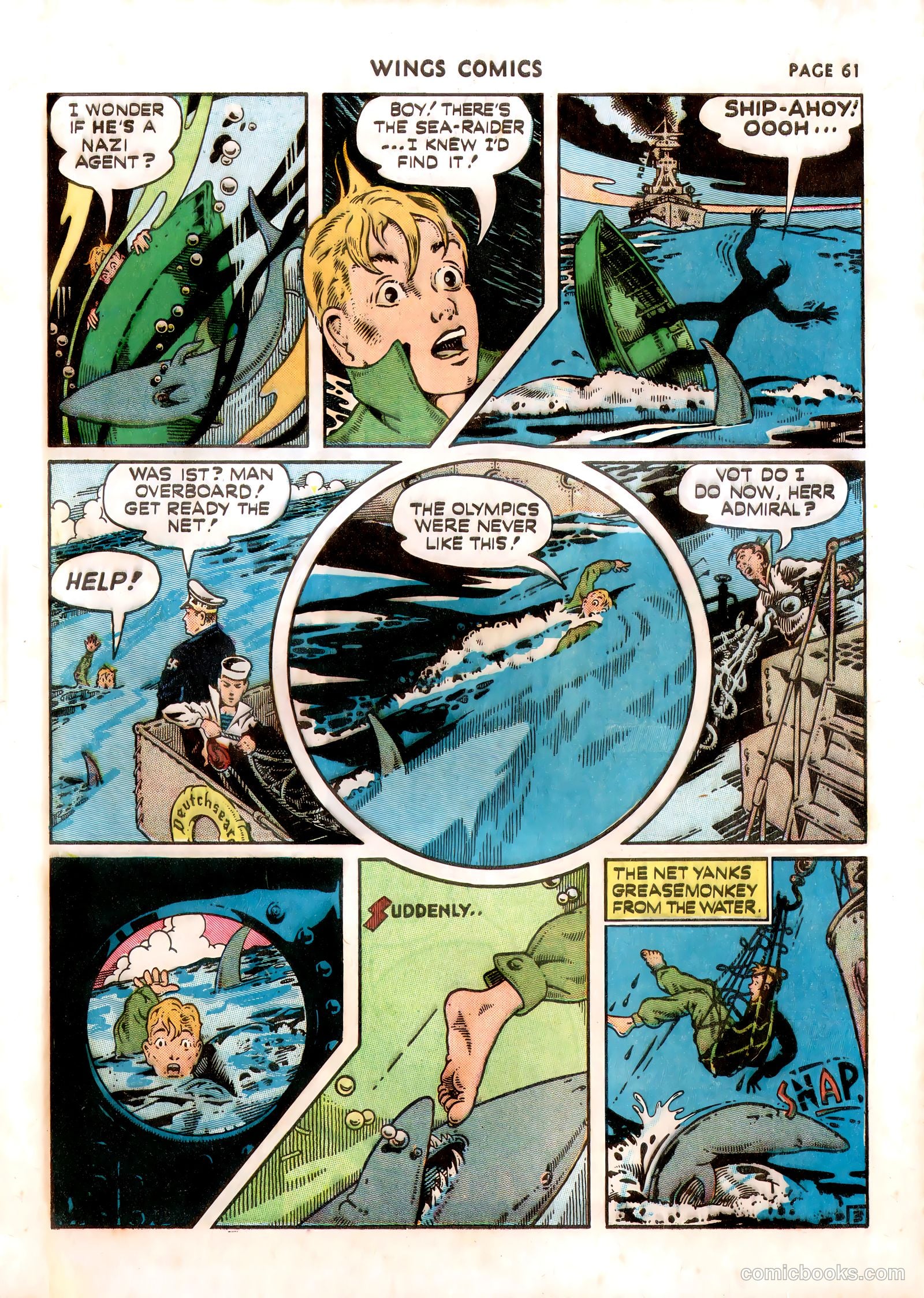 Wings Comics #13 (1941) — page 63 of 68