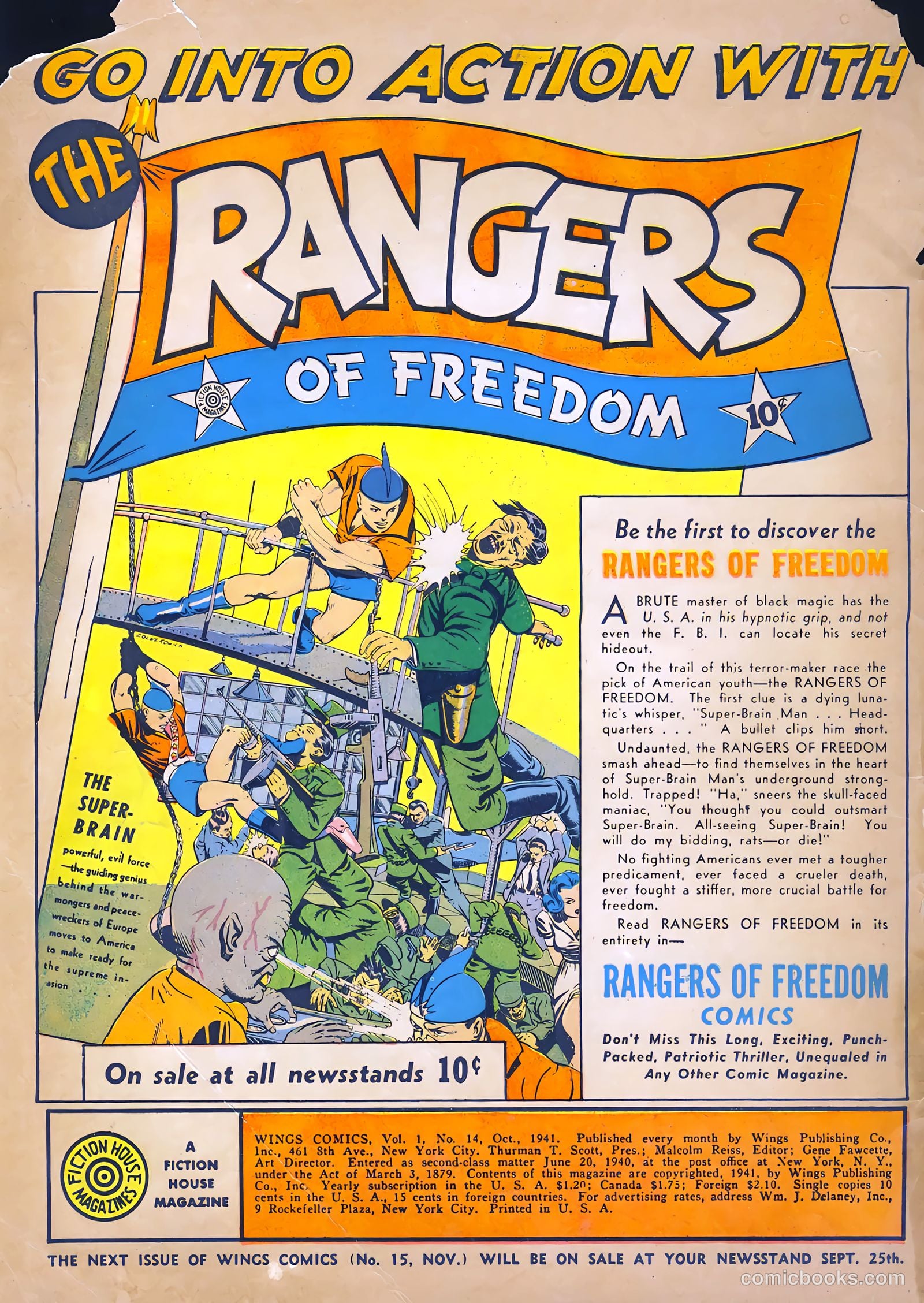 Wings Comics #14 (1941) — page 2 of 68