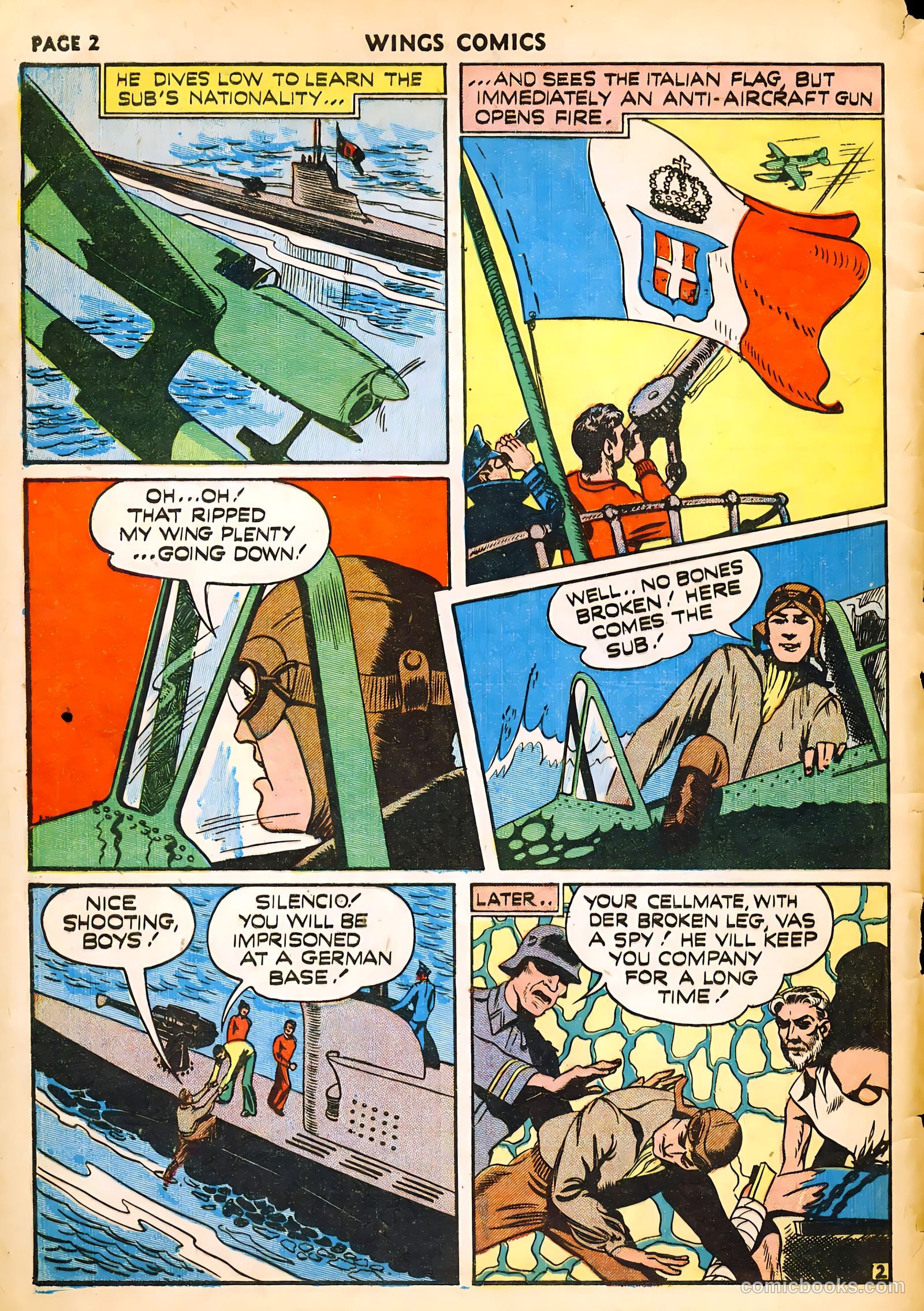 Wings Comics #14 (1941) — page 4 of 68