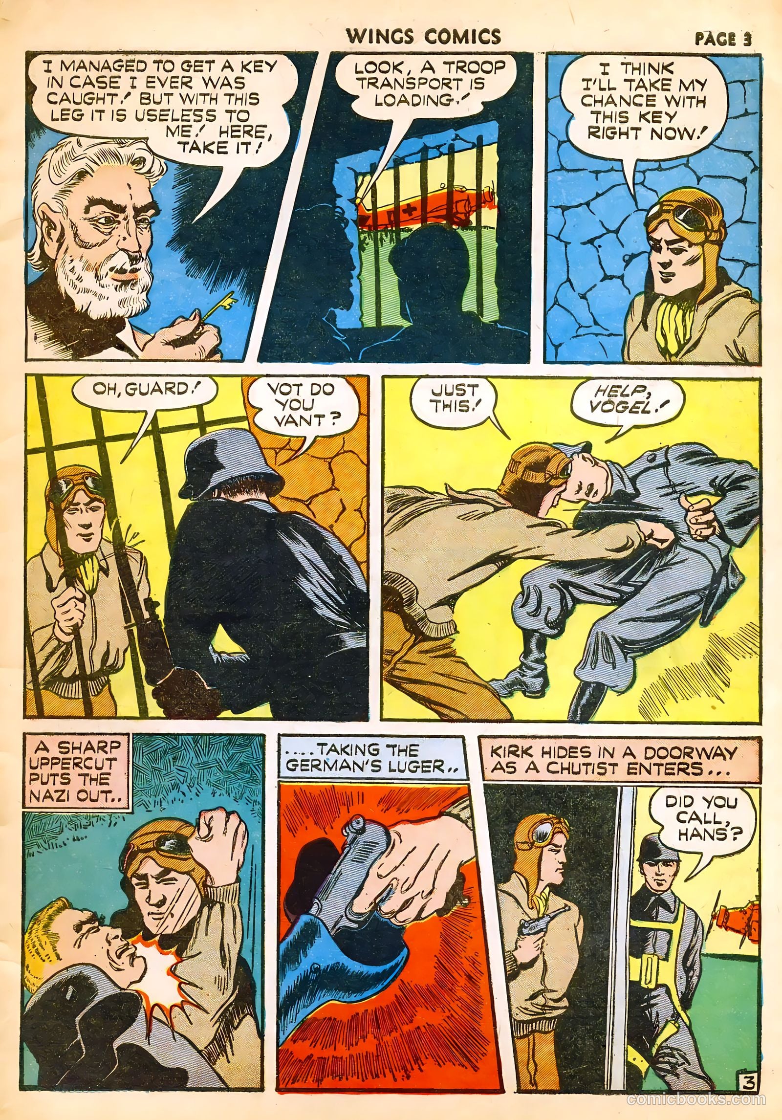 Wings Comics #14 (1941) — page 5 of 68