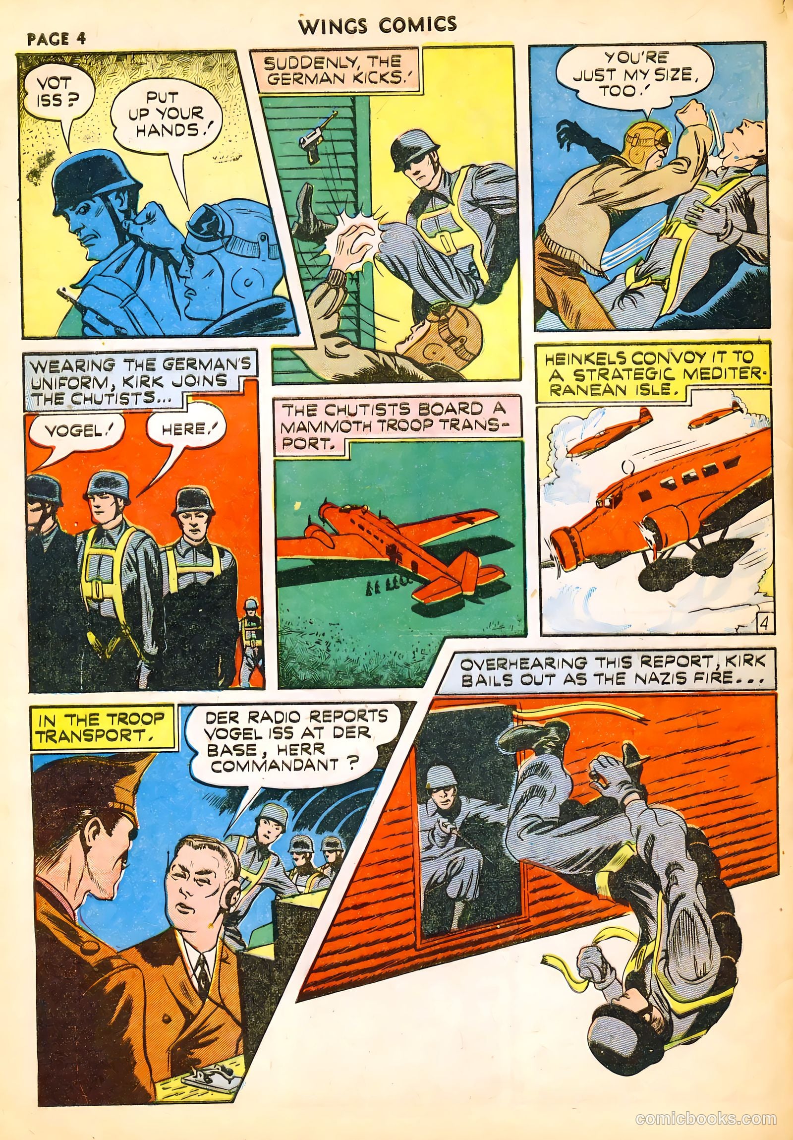 Wings Comics #14 (1941) — page 6 of 68