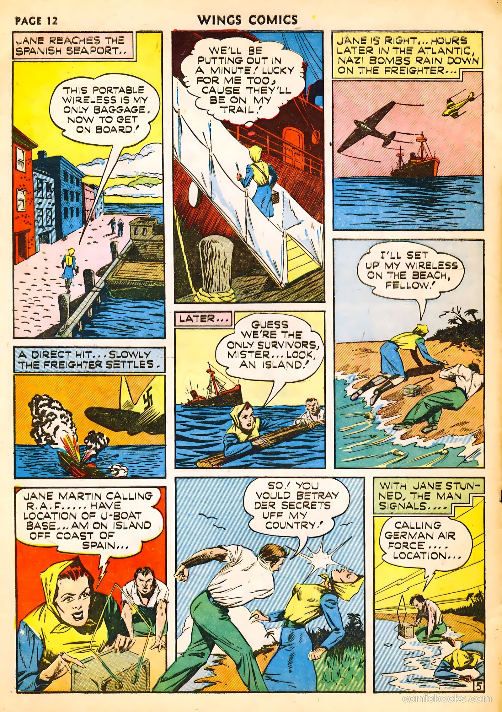Wings Comics #14 (1941) — page 14 of 68