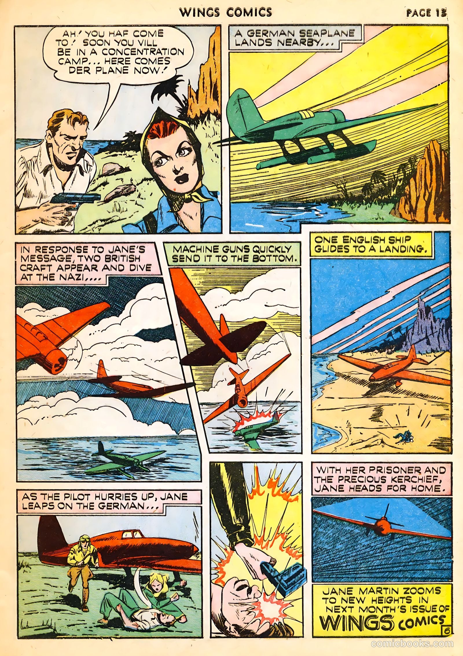 Wings Comics #14 (1941) — page 15 of 68