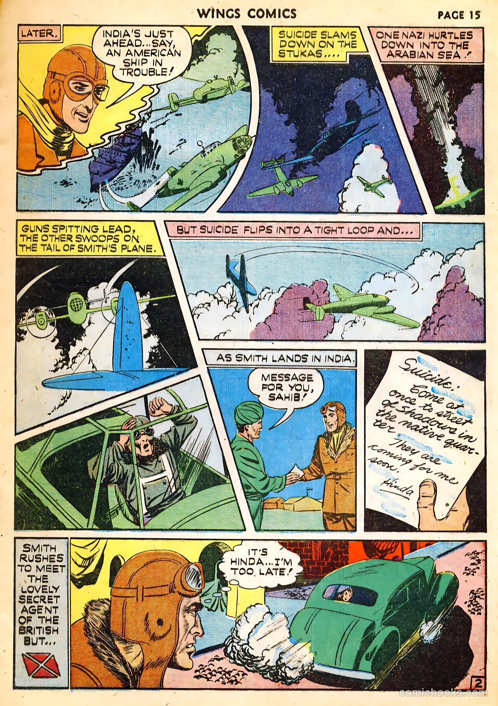 Wings Comics #14 (1941) — page 17 of 68