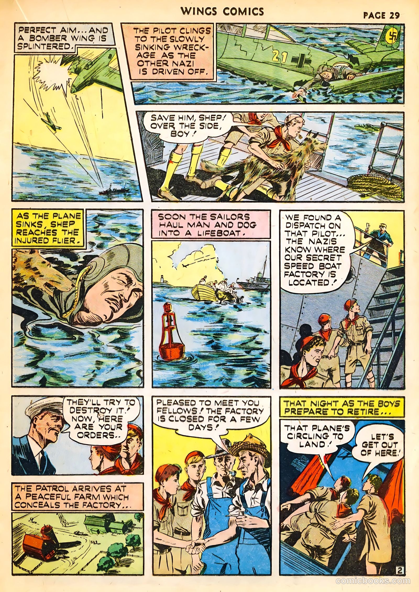 Wings Comics #14 (1941) — page 31 of 68