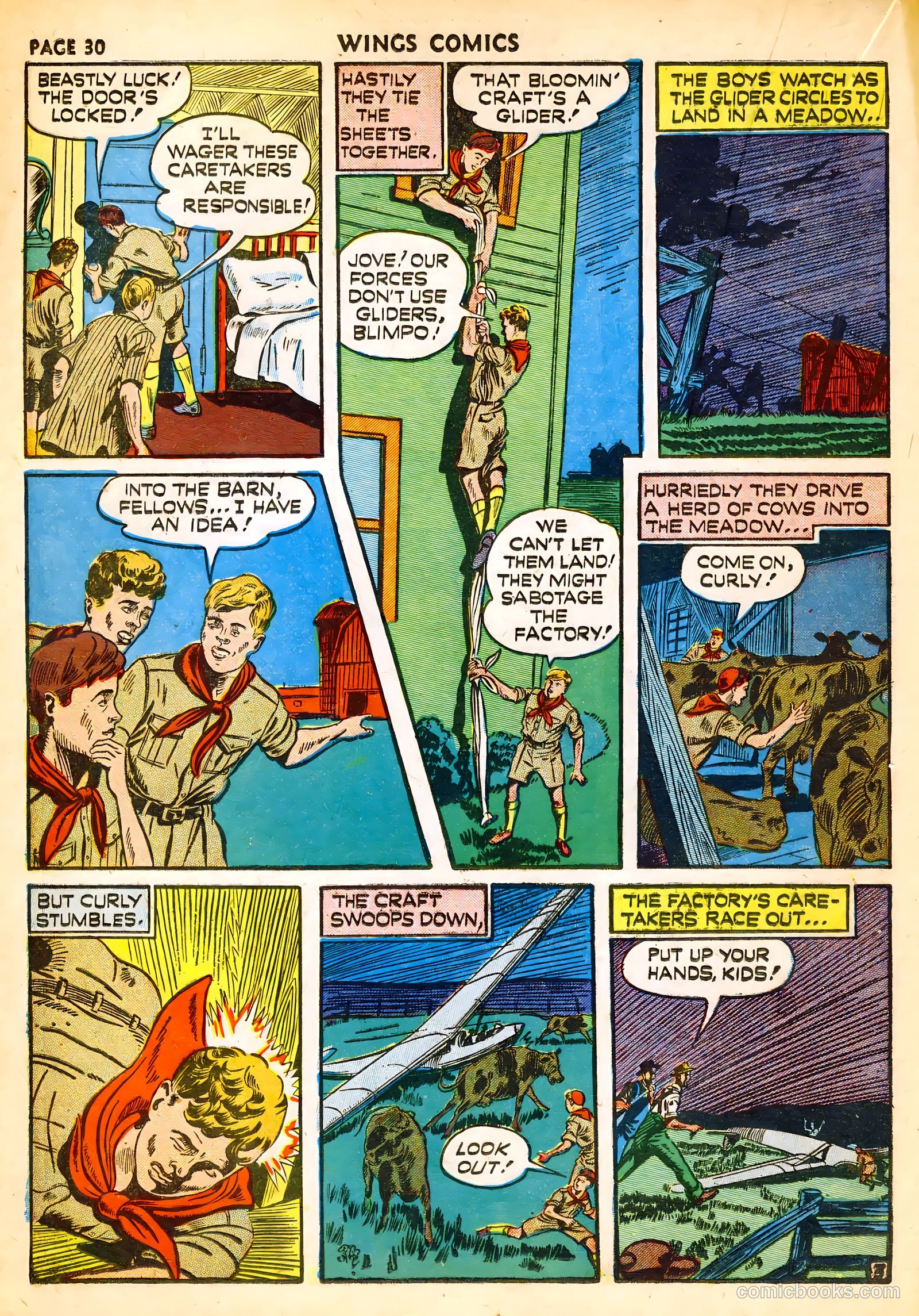 Wings Comics #14 (1941) — page 32 of 68