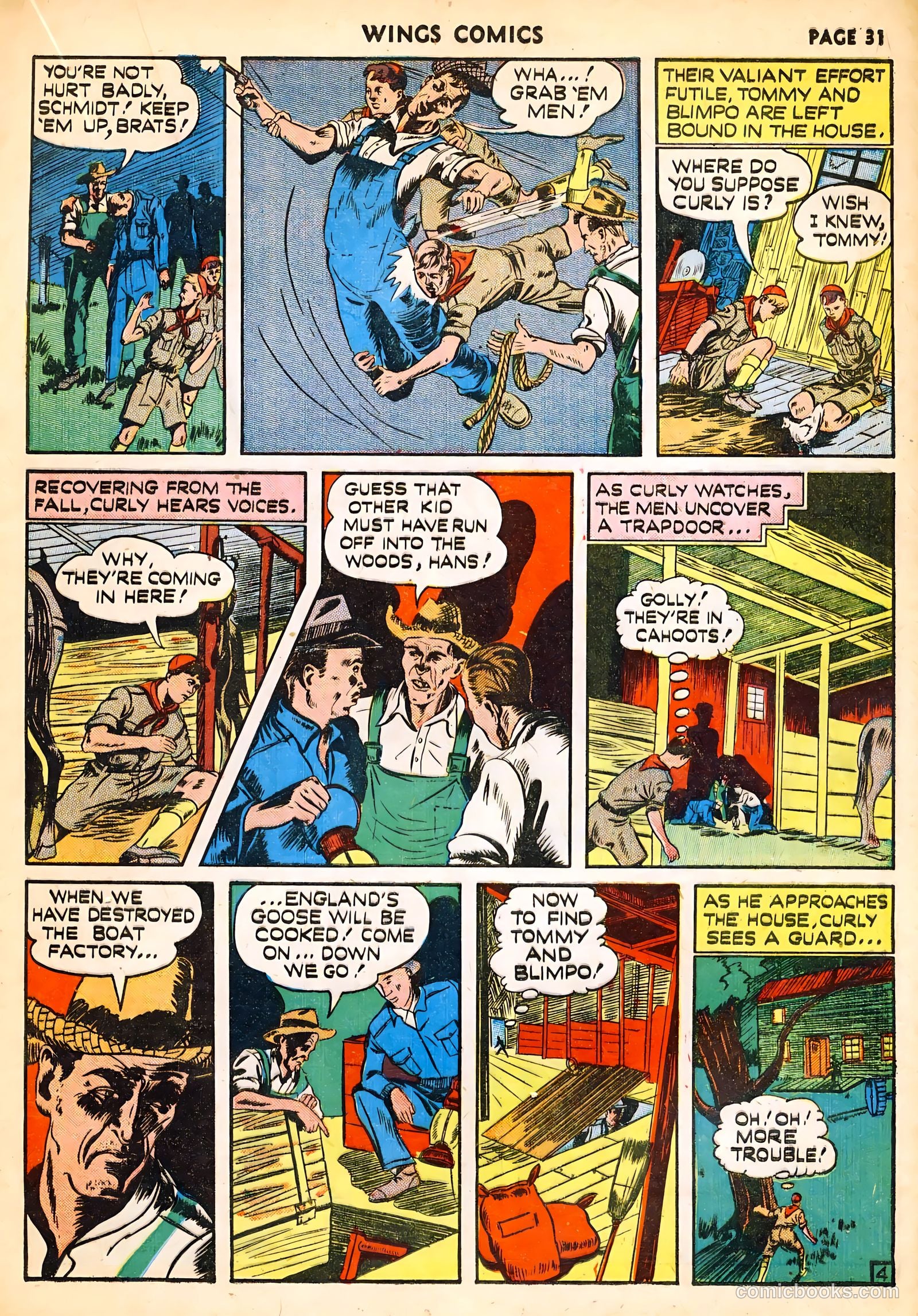 Wings Comics #14 (1941) — page 33 of 68