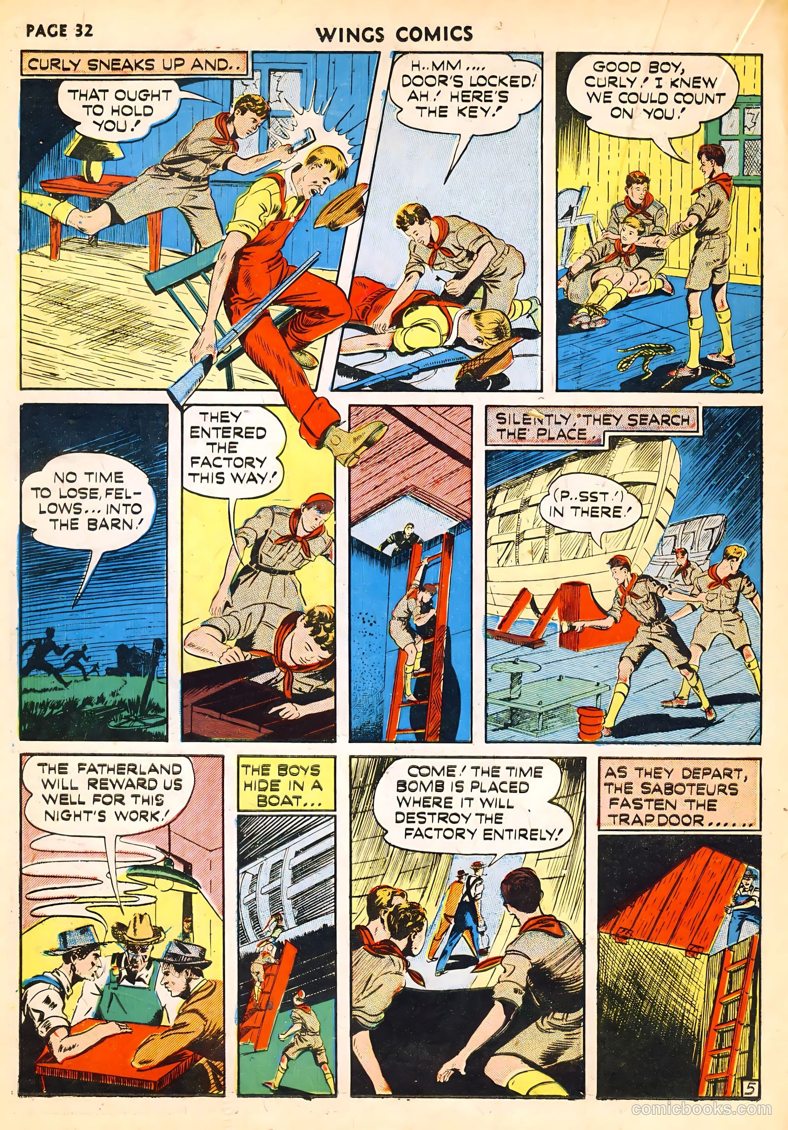 Wings Comics #14 (1941) — page 34 of 68