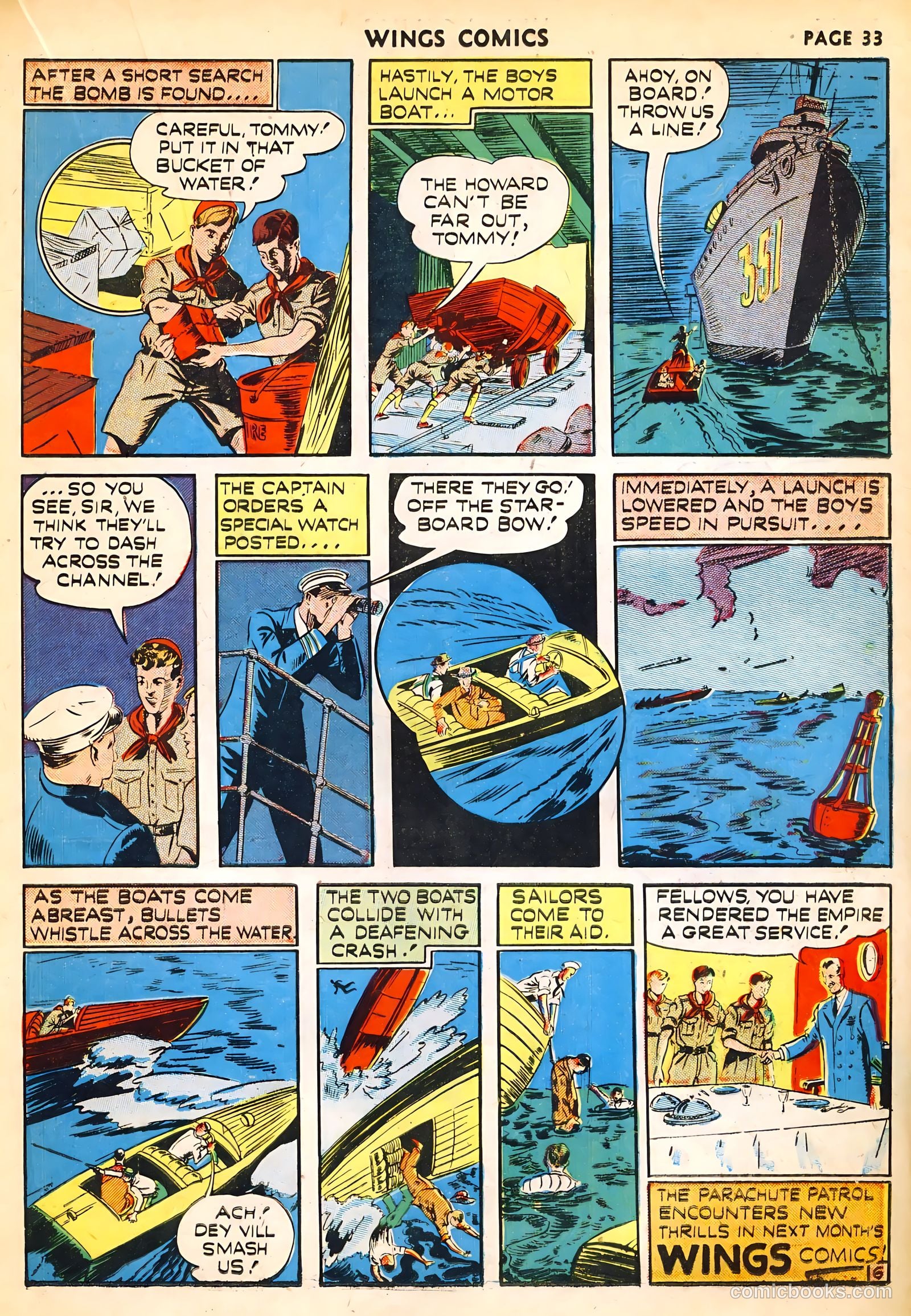 Wings Comics #14 (1941) — page 35 of 68