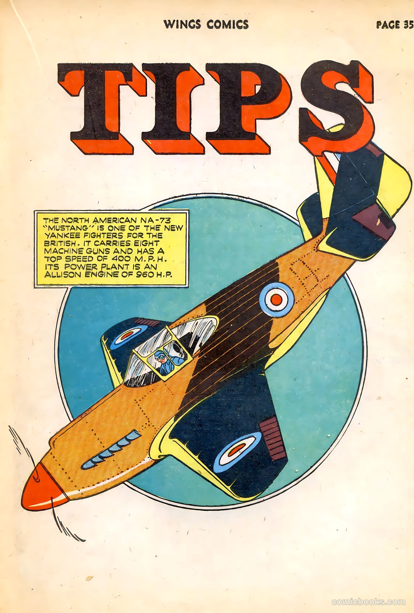 Wings Comics #14 (1941) — page 37 of 68