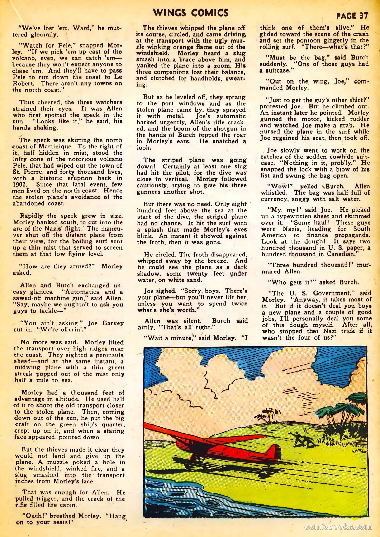 Wings Comics #14 (1941) — page 39 of 68