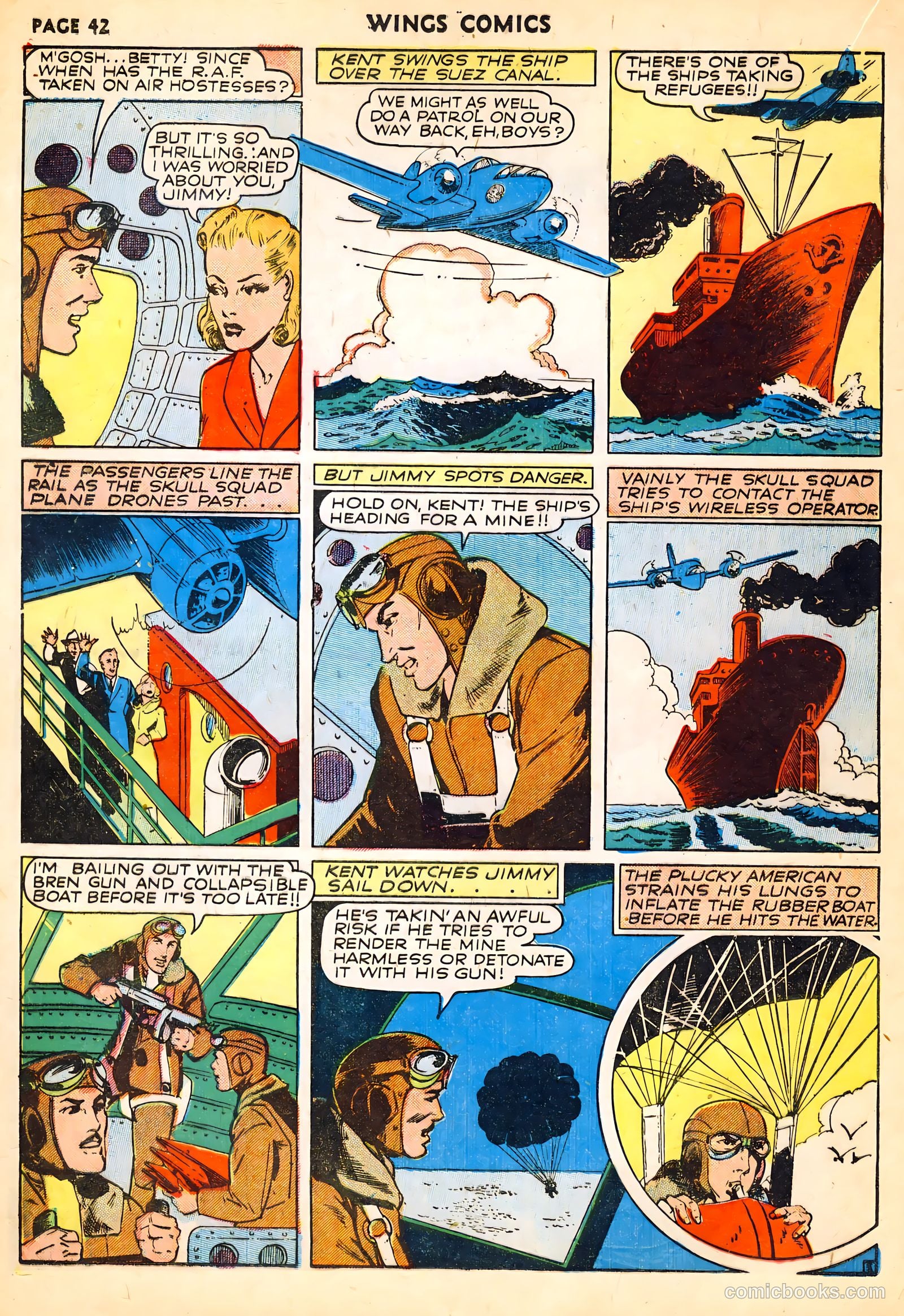 Wings Comics #14 (1941) — page 44 of 68