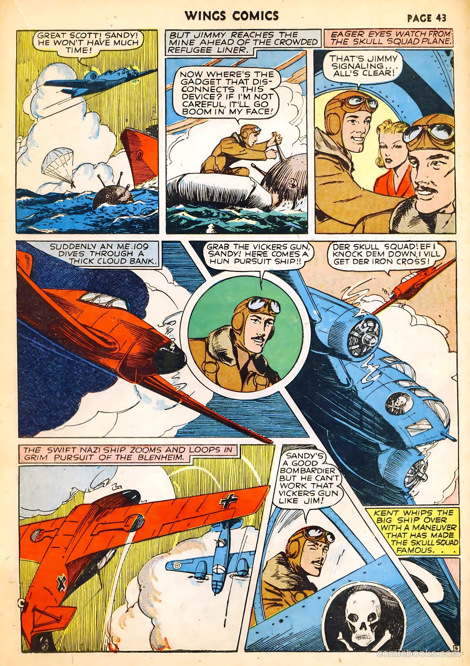 Wings Comics #14 (1941) — page 45 of 68