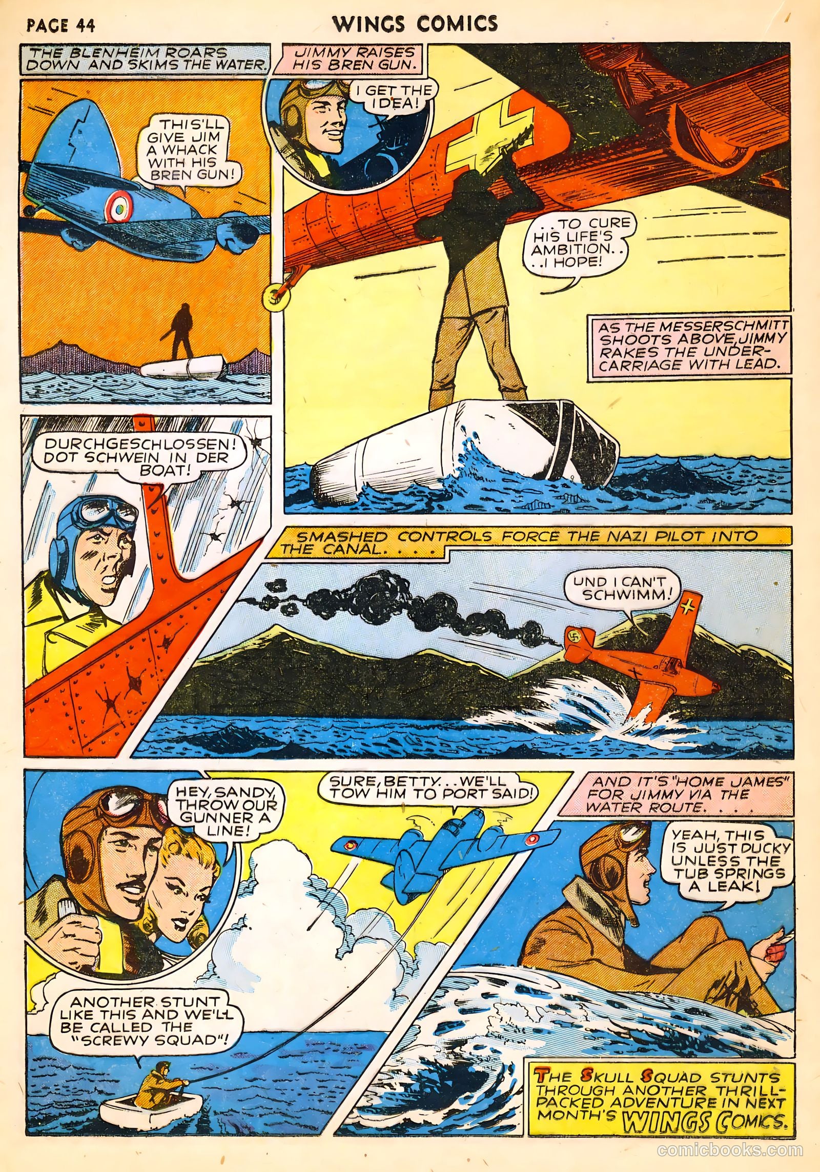 Wings Comics #14 (1941) — page 46 of 68