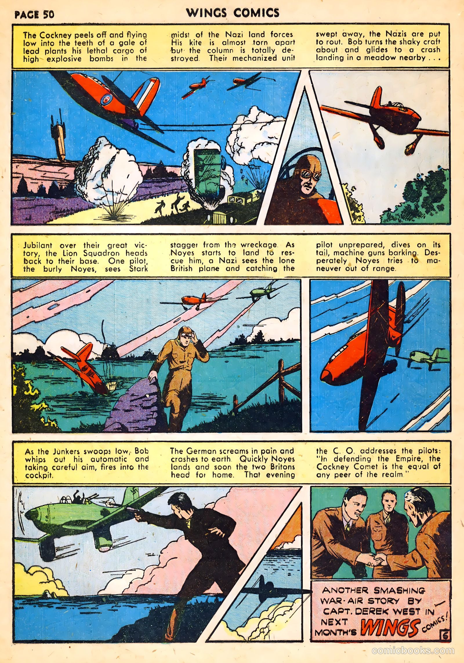 Wings Comics #14 (1941) — page 52 of 68