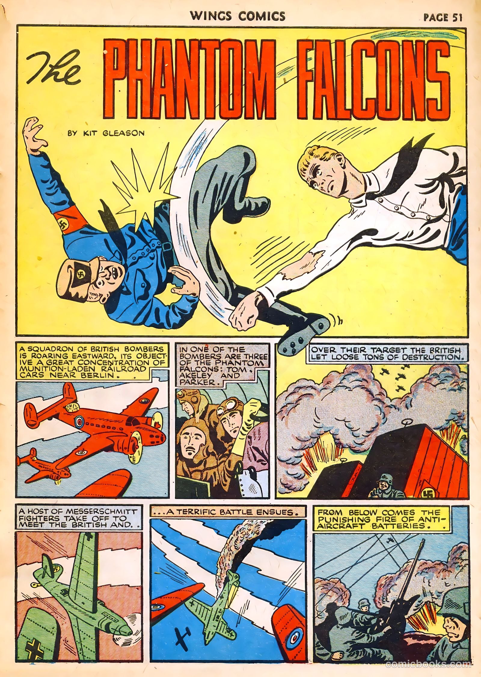 Wings Comics #14 (1941) — page 53 of 68
