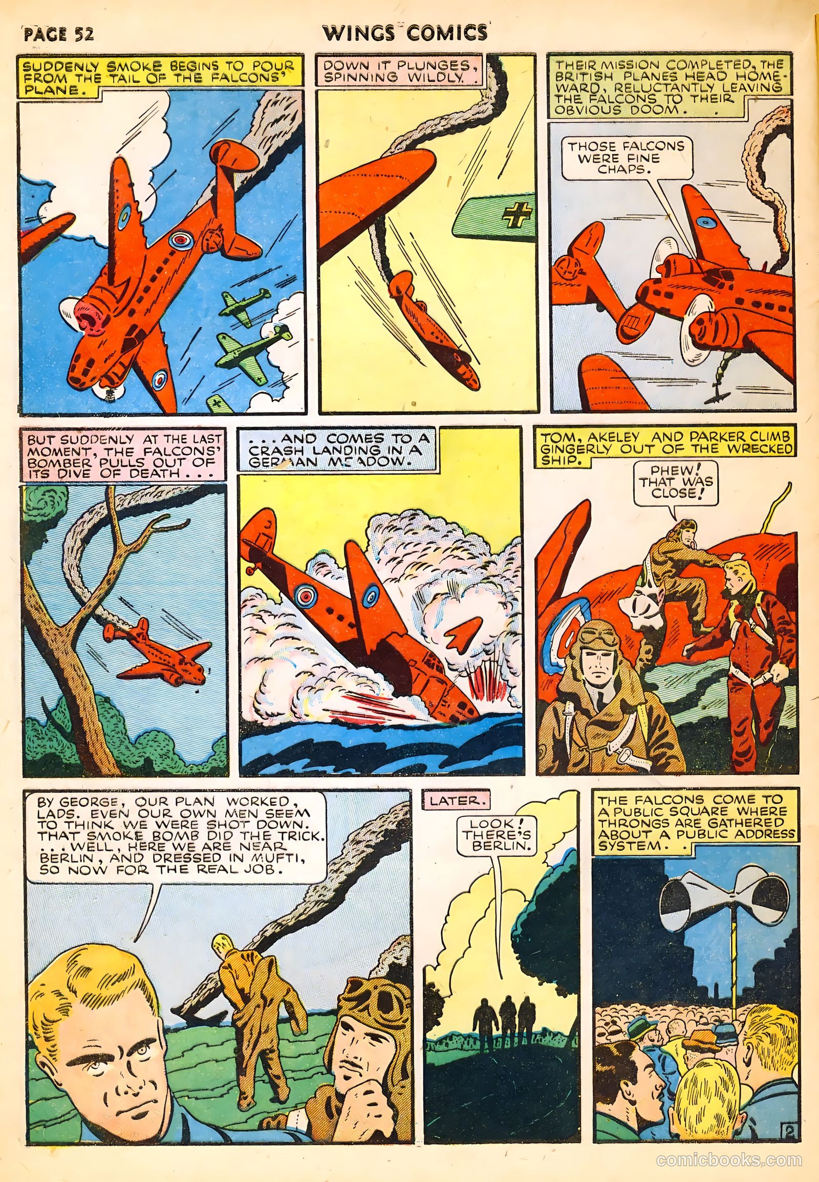 Wings Comics #14 (1941) — page 54 of 68