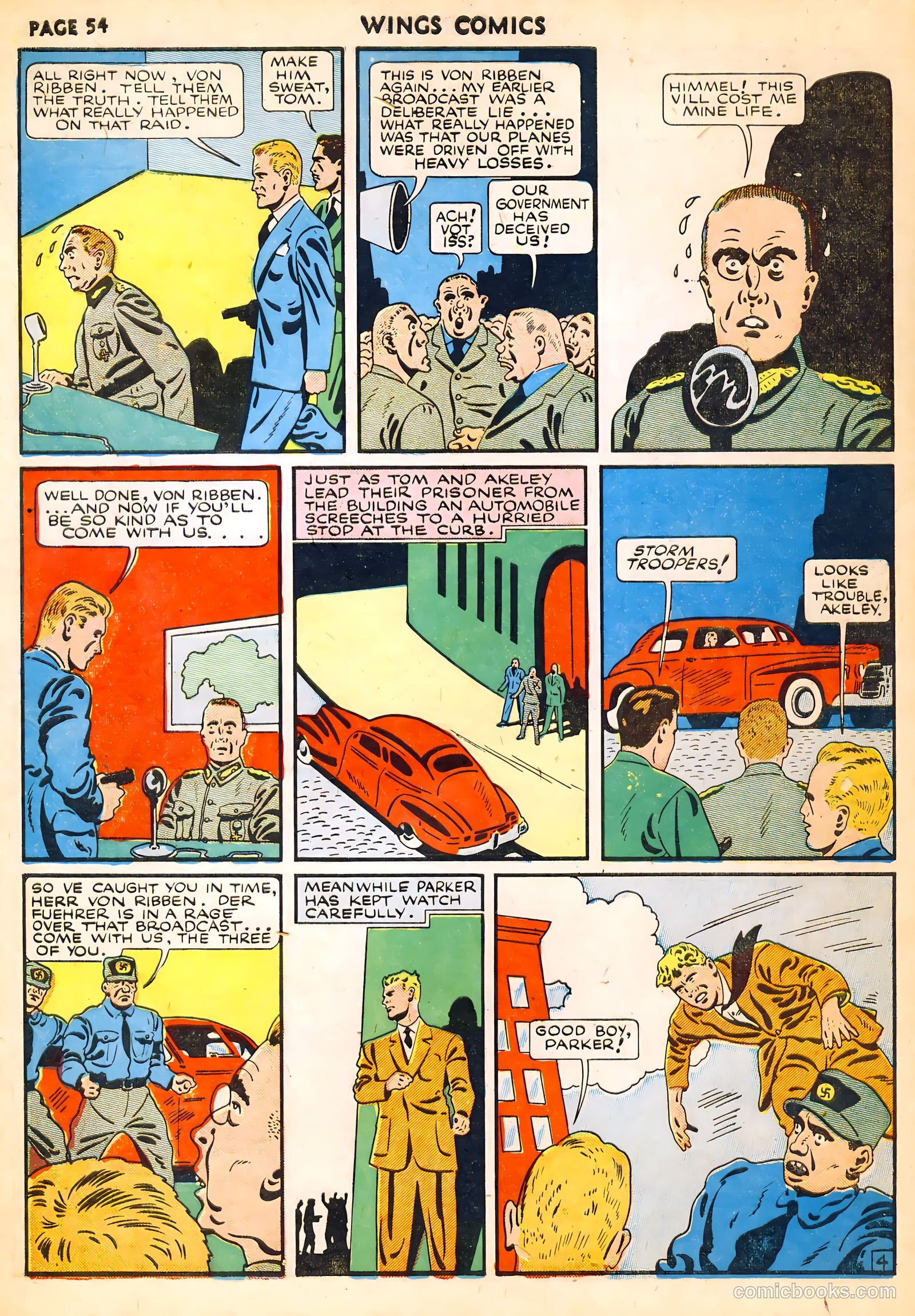 Wings Comics #14 (1941) — page 56 of 68