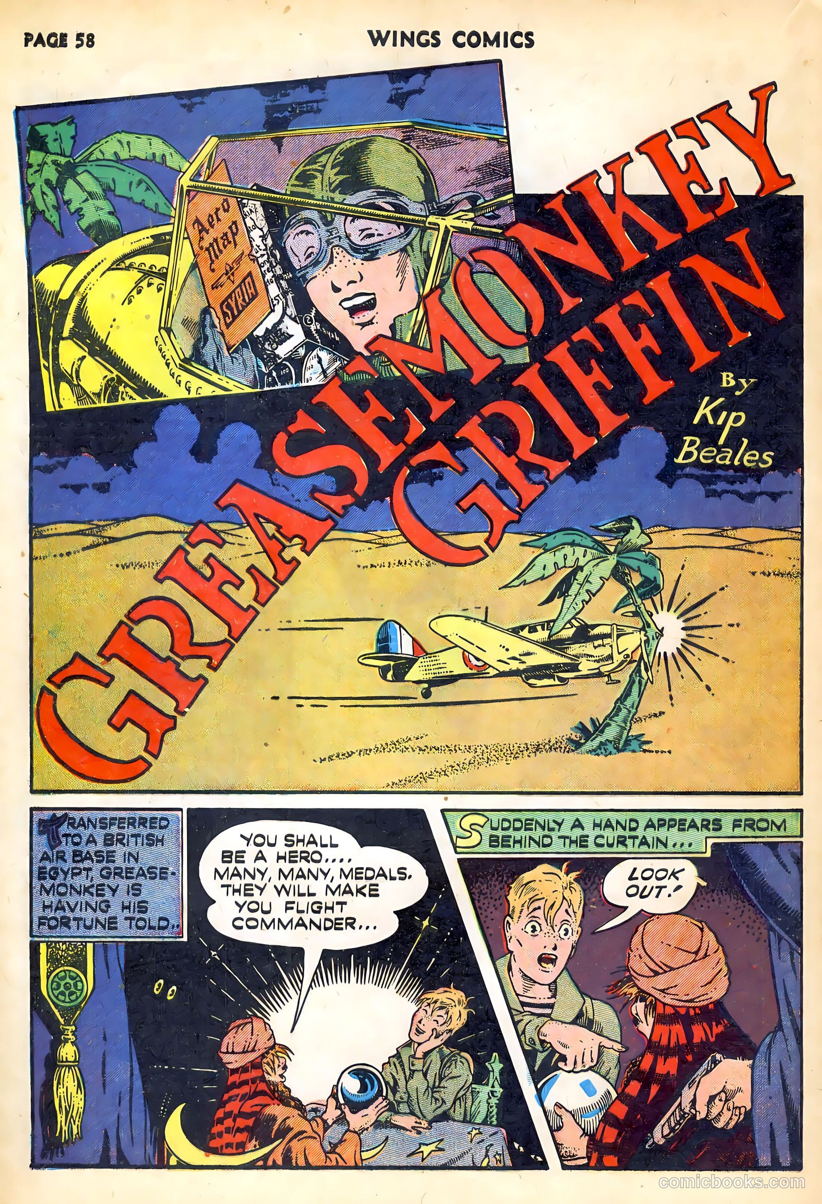 Wings Comics #14 (1941) — page 60 of 68