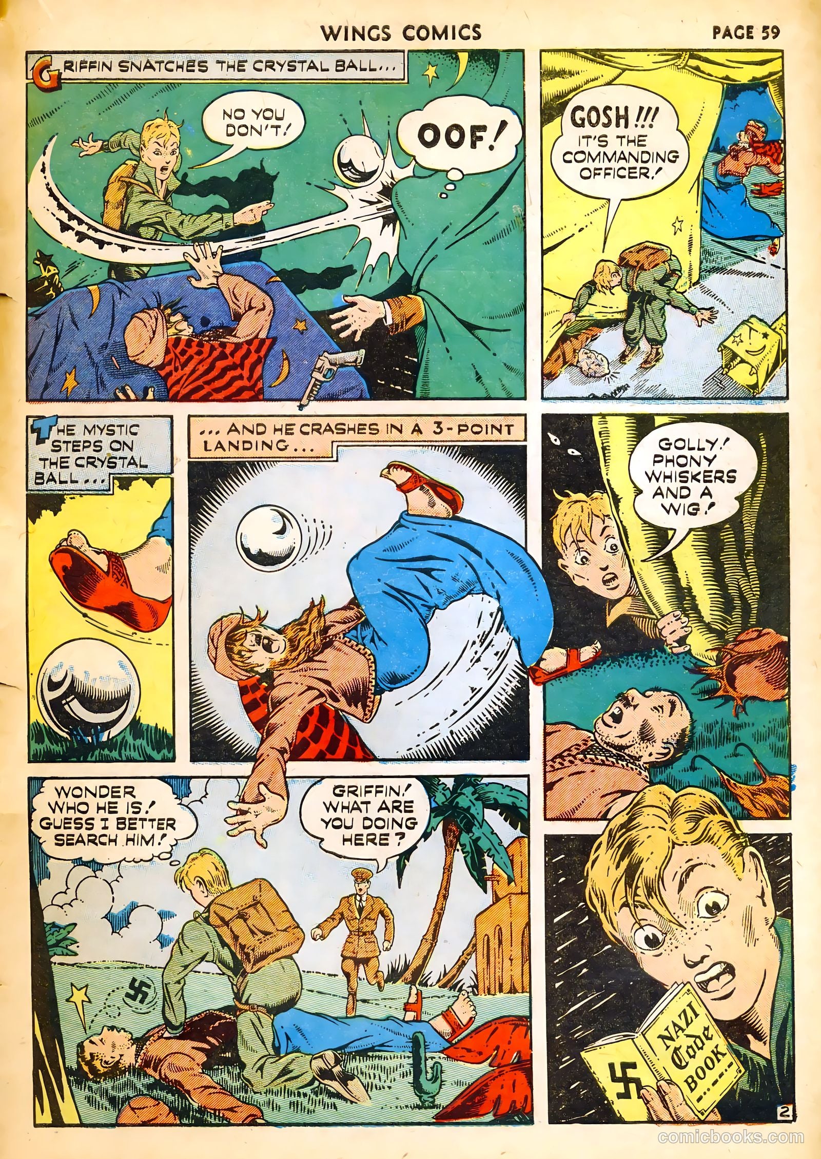 Wings Comics #14 (1941) — page 61 of 68