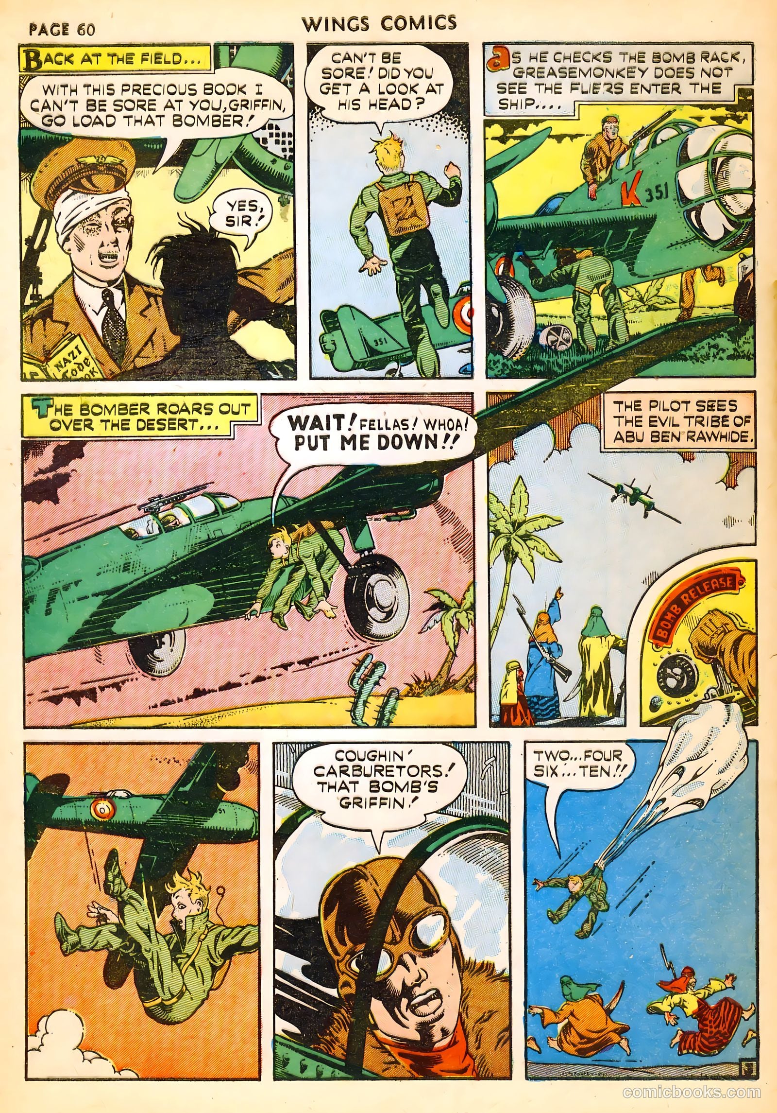 Wings Comics #14 (1941) — page 62 of 68