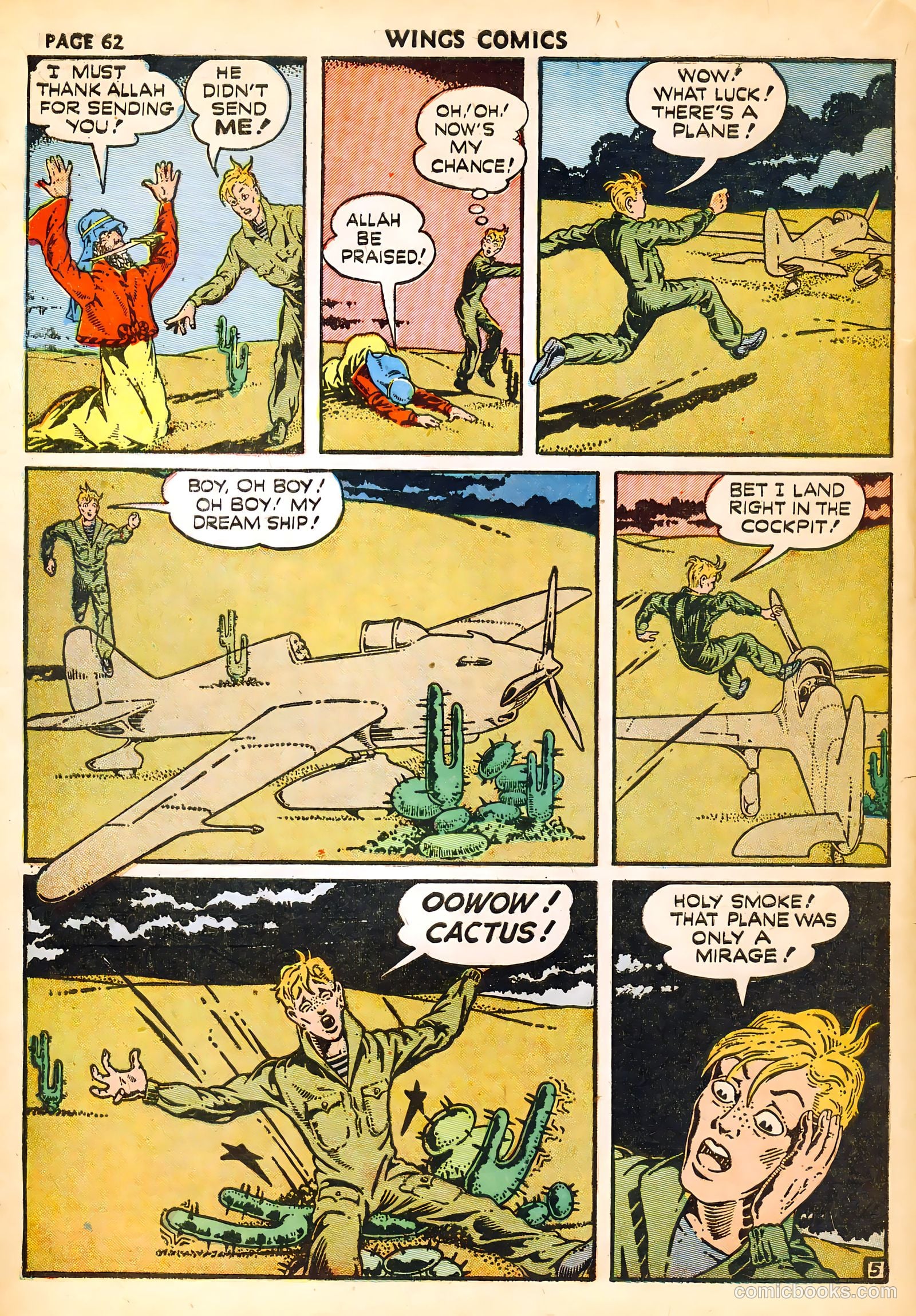 Wings Comics #14 (1941) — page 64 of 68