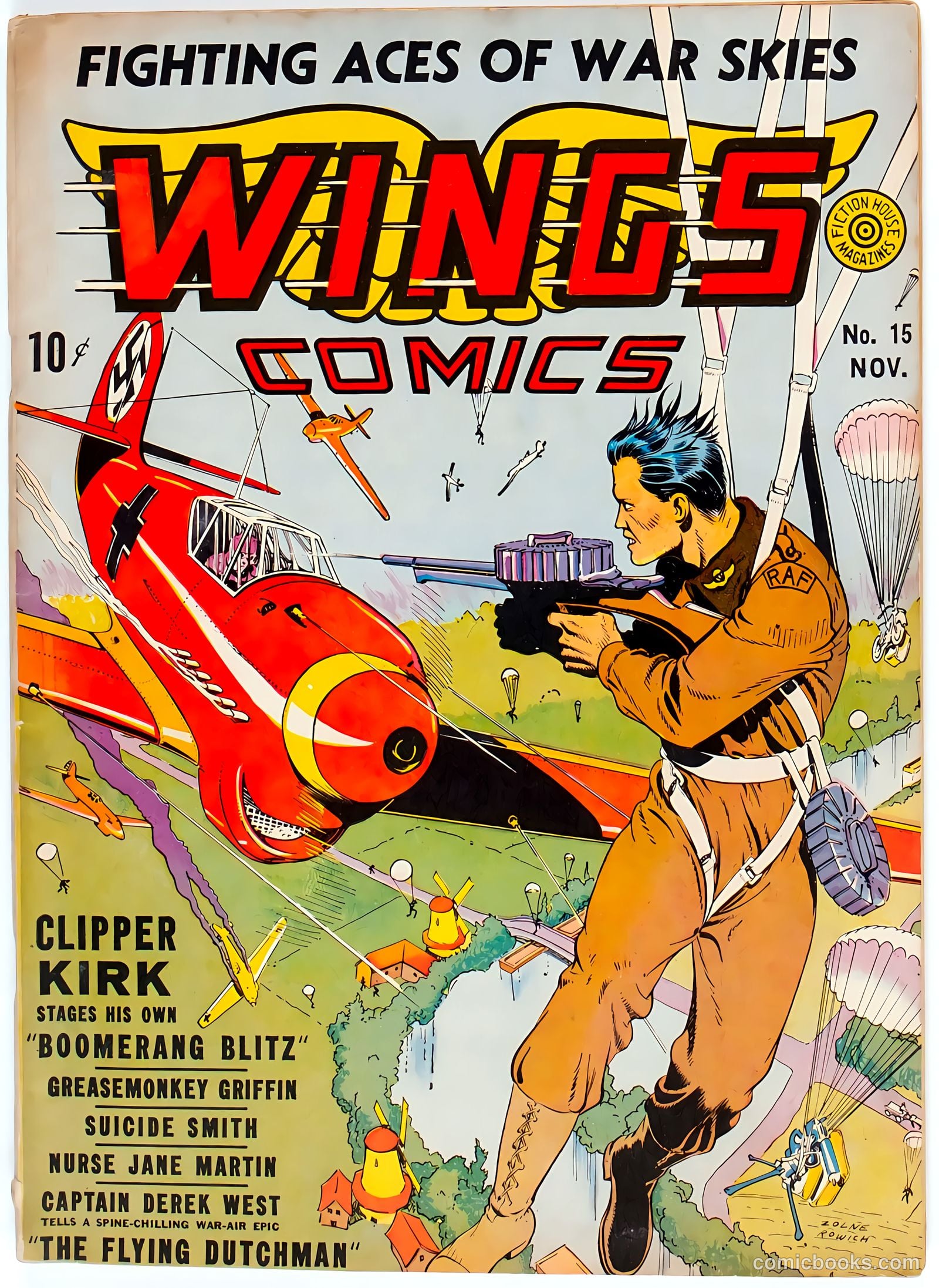 Wings Comics #15