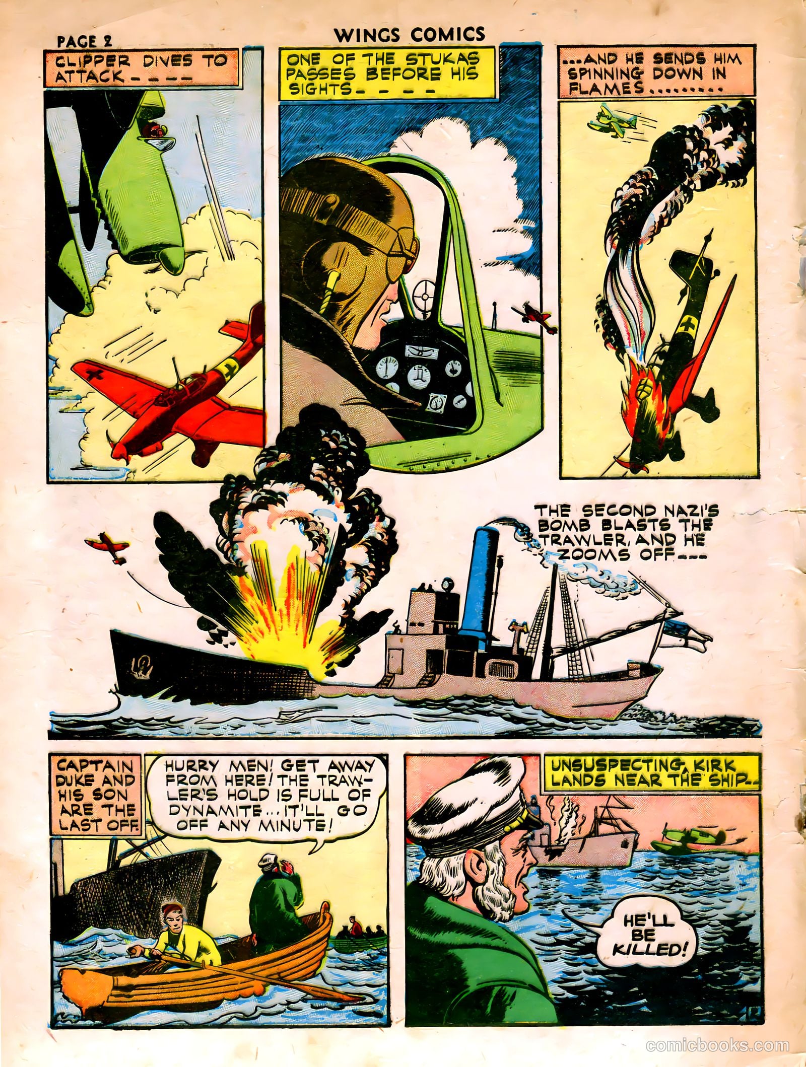 Wings Comics #15 (1941) — page 4 of 68
