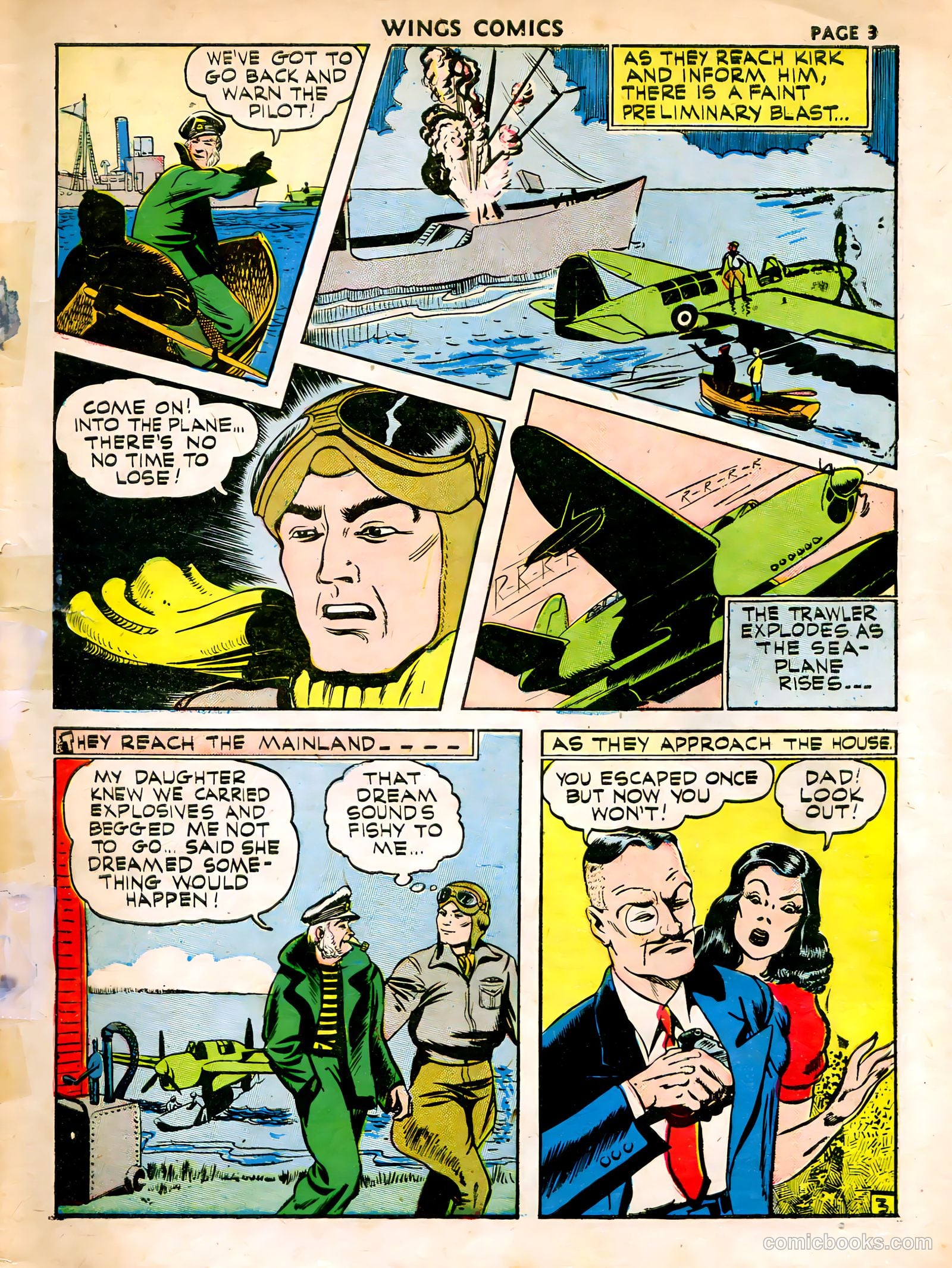Wings Comics #15 (1941) — page 5 of 68