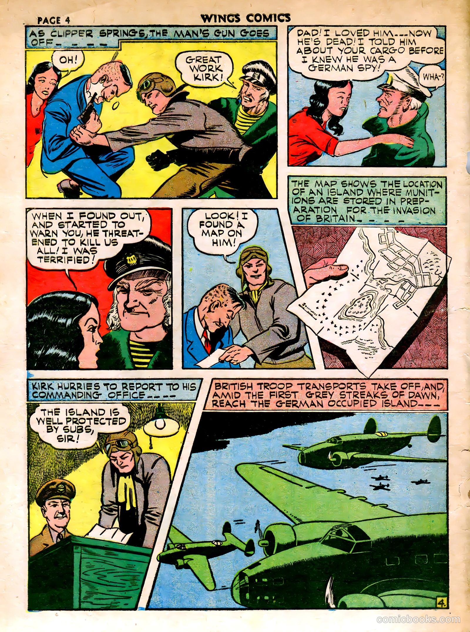 Wings Comics #15 (1941) — page 6 of 68