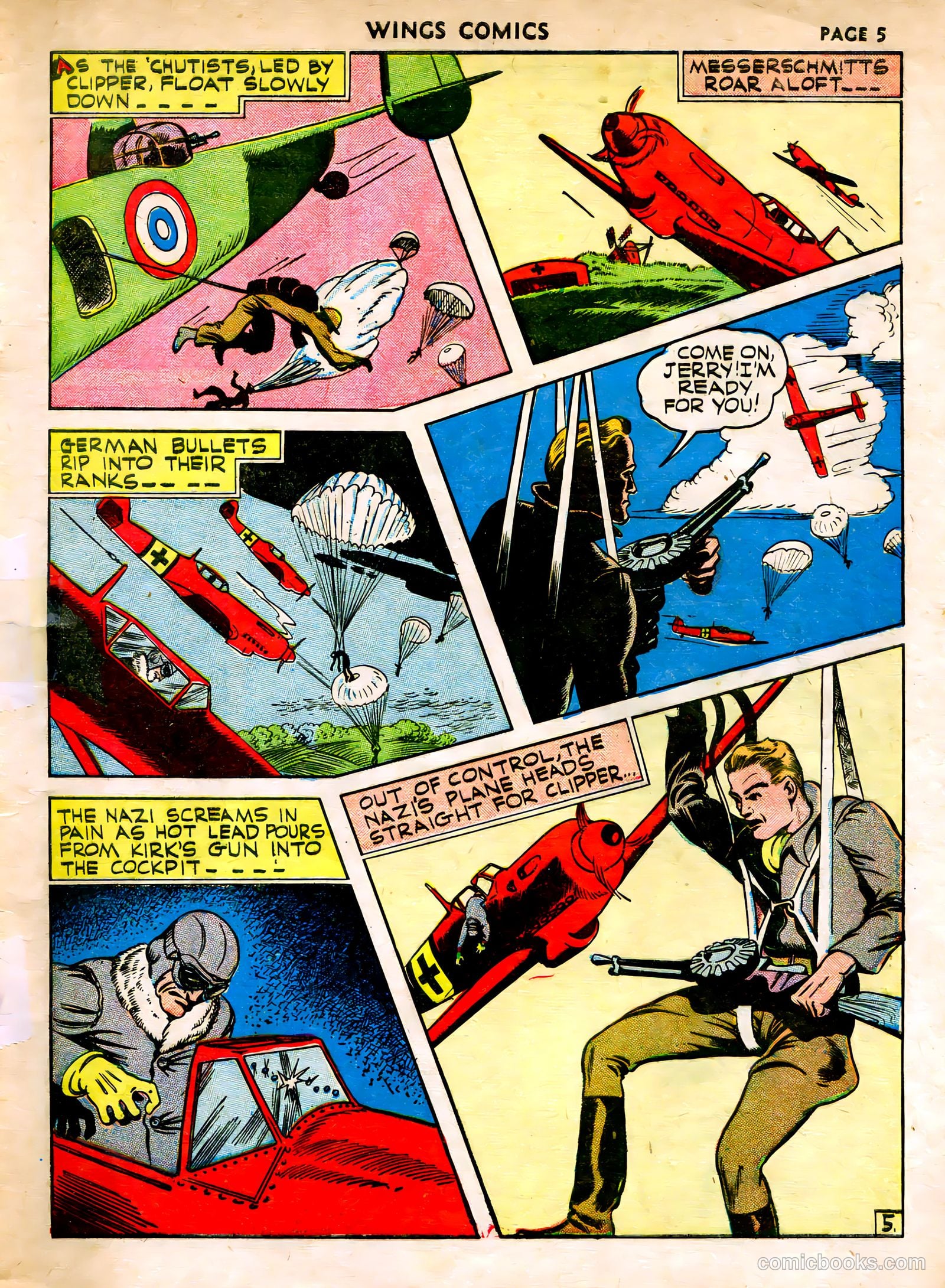 Wings Comics #15 (1941) — page 7 of 68